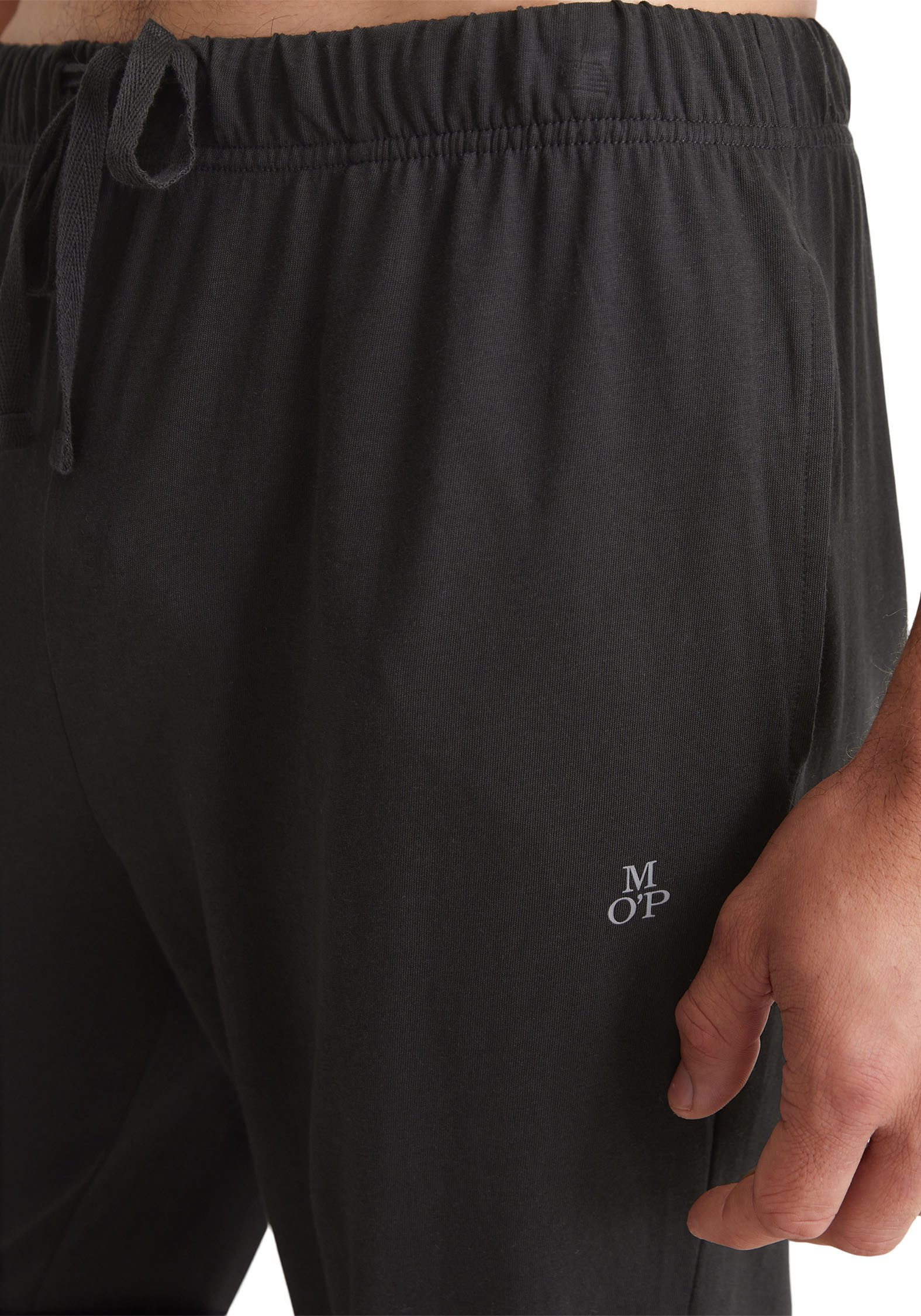 Marc O'Polo Pyjamabroek Heavy-jersey met verstelbare koordtaille