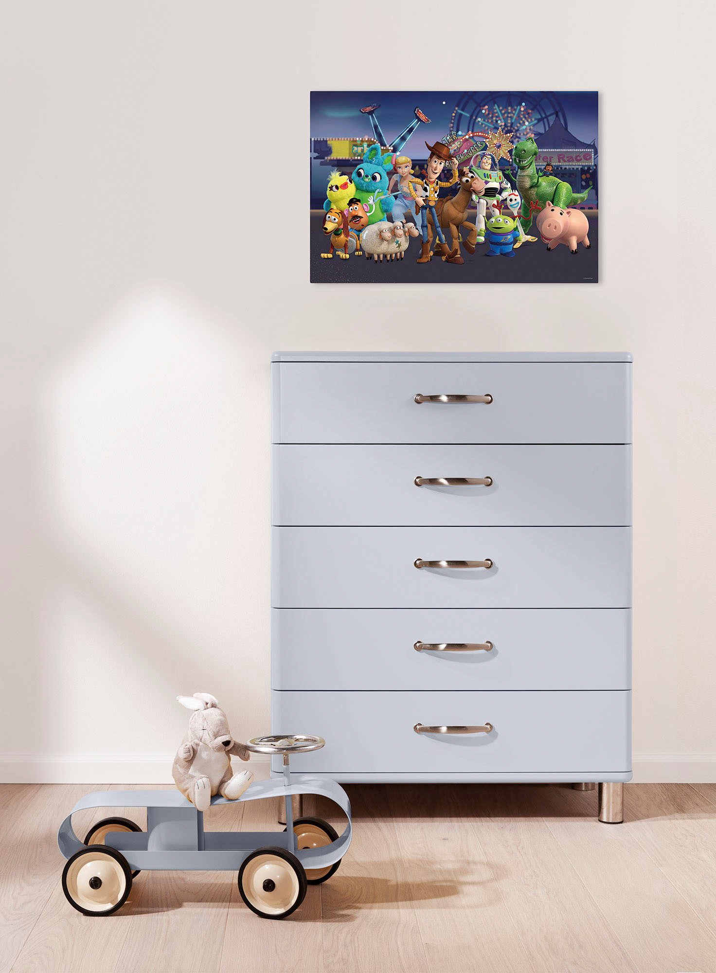Komar Artprint op linnen Toy Story The Greatest Team - Afmeting 60 x 40 cm (1 stuk)