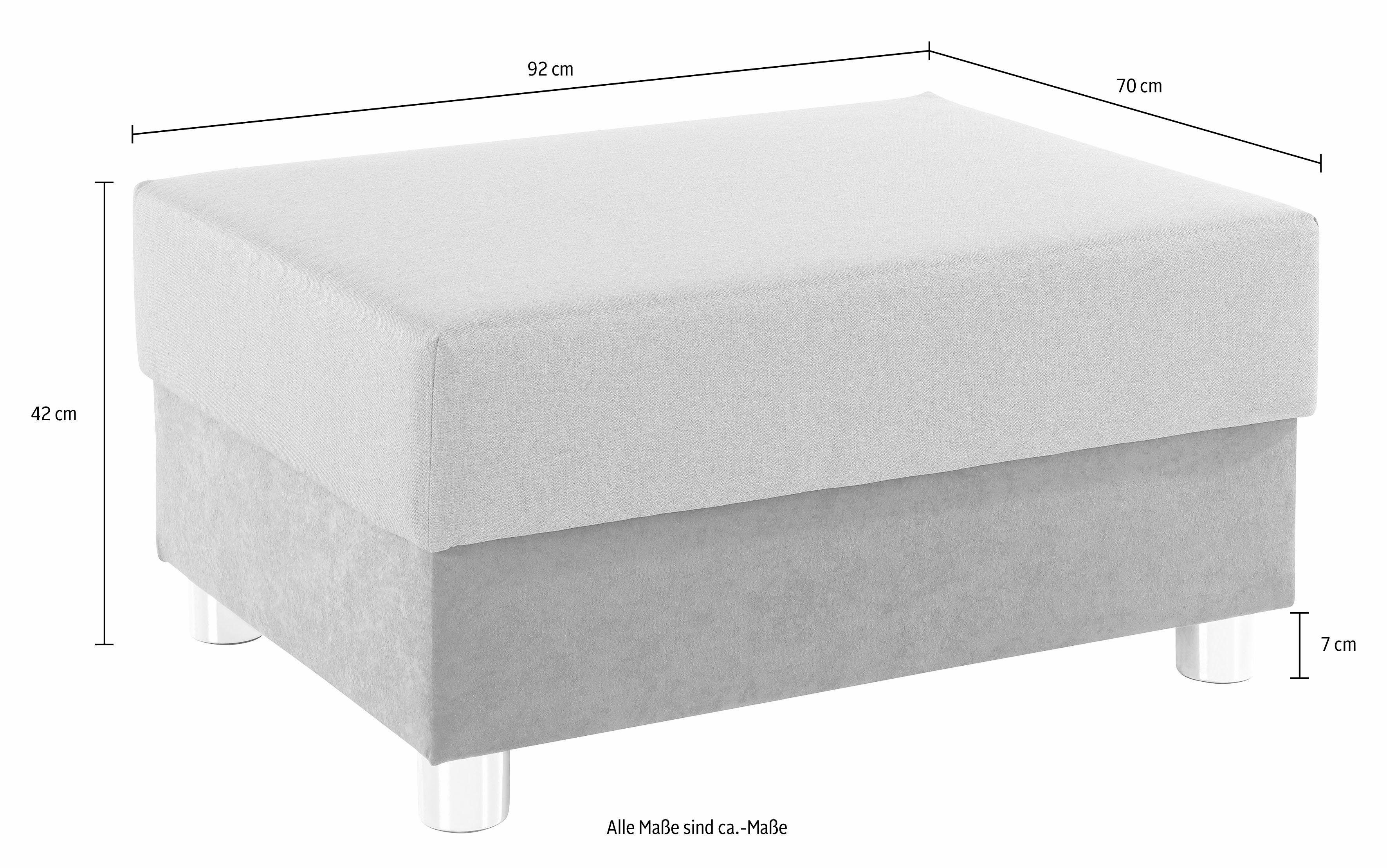 COLLECTION AB Hocker Paris met binnenvering
