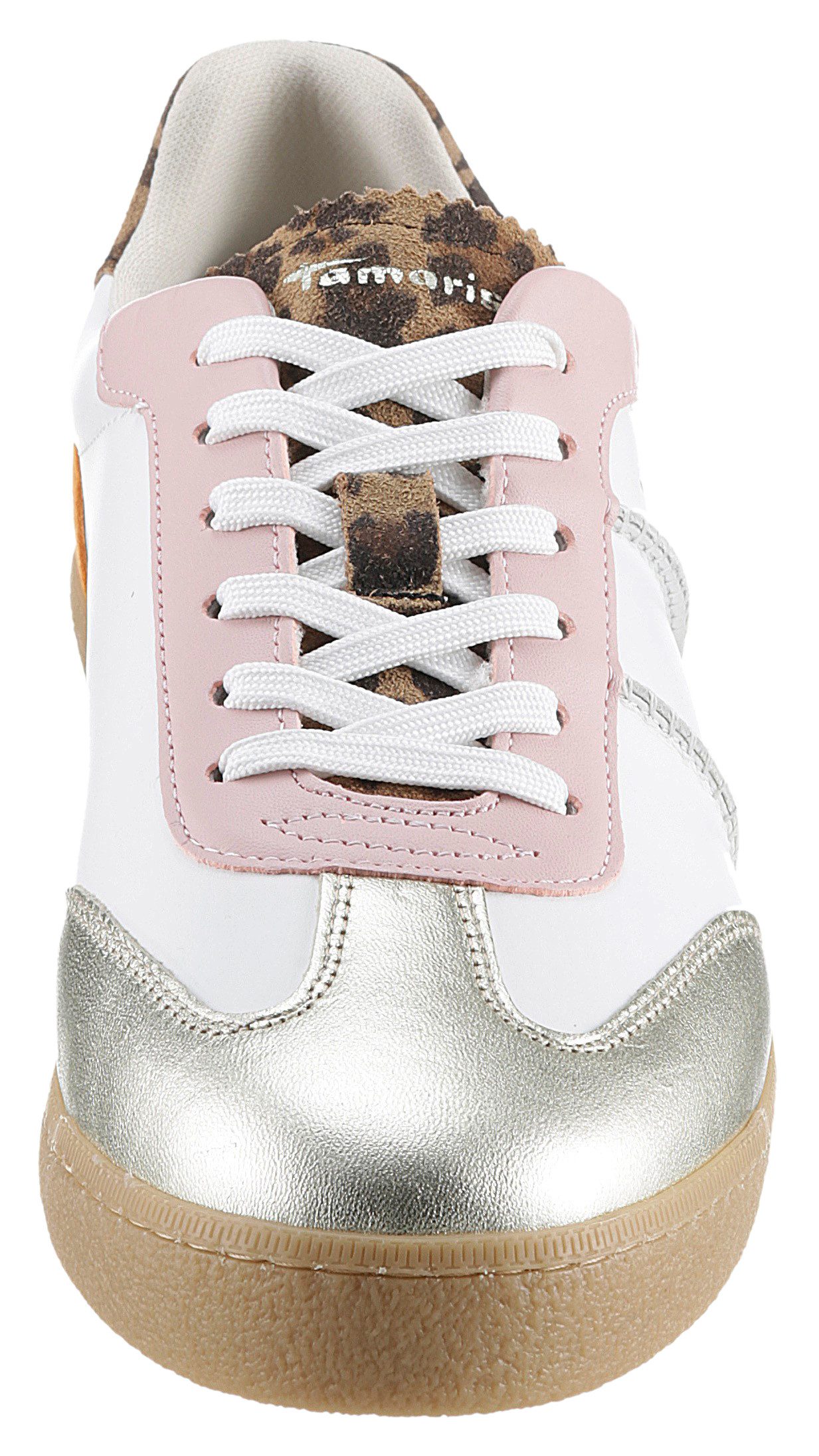Tamaris Sneakers veterschoen, lage schoen, vrijetijdsschoen, opvallende contrastaccenten