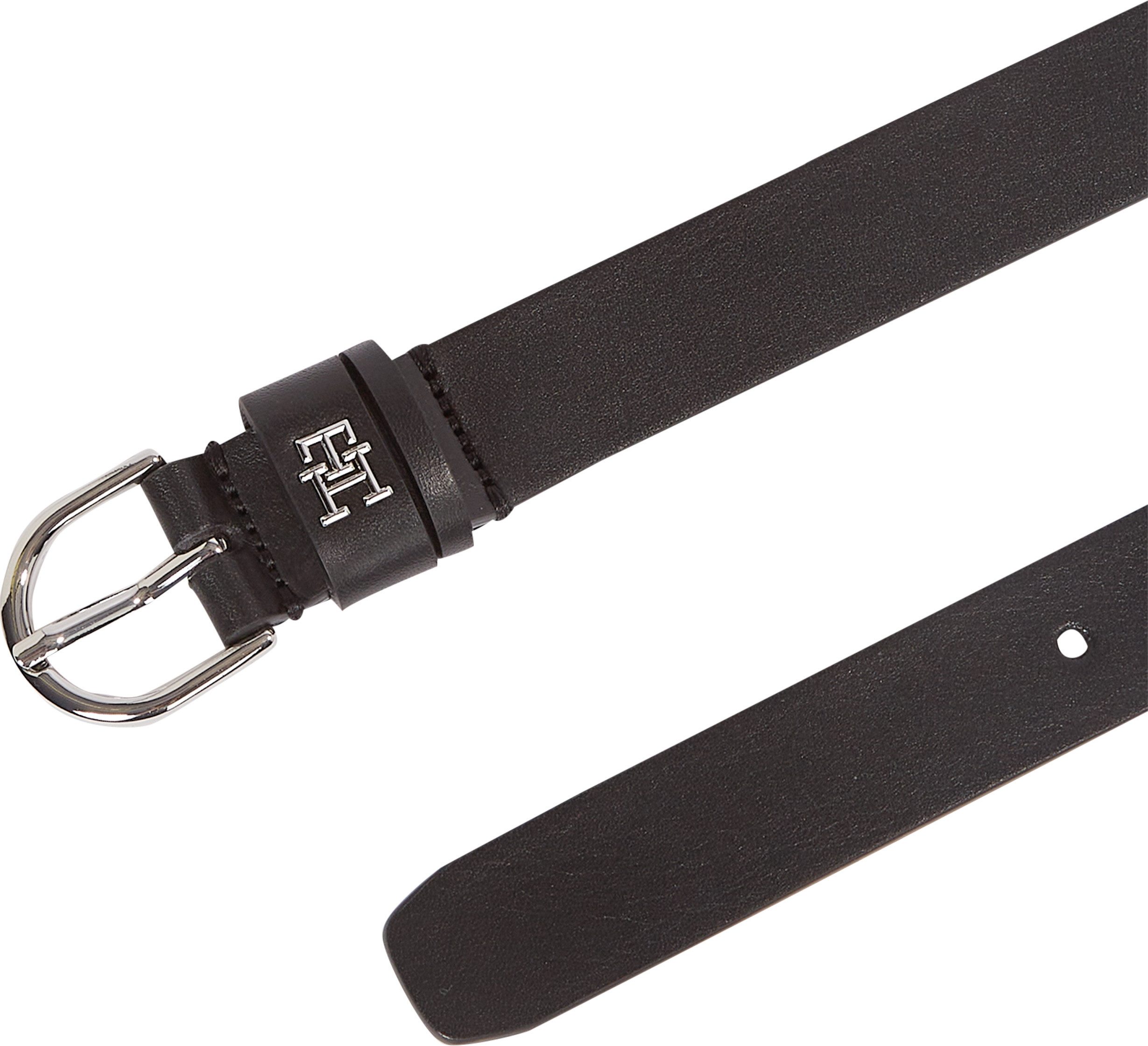 Tommy Hilfiger Leren riem ESSENTIAL EFFORTLESS 2.5 SV Eenvoudige doornsluiting, metalen embleem