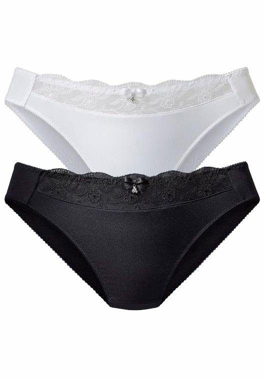 Nuance Slip met mooie borduurkant (set, 2 stuks)