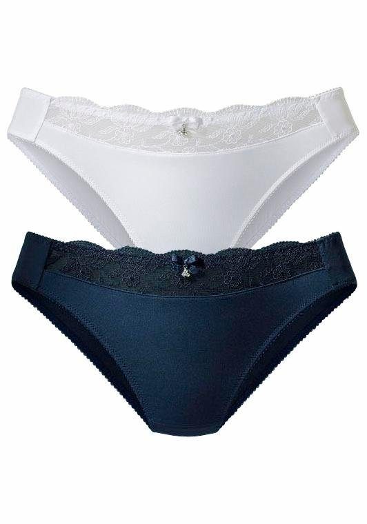 Nuance Slip met mooie borduurkant (set, 2 stuks)