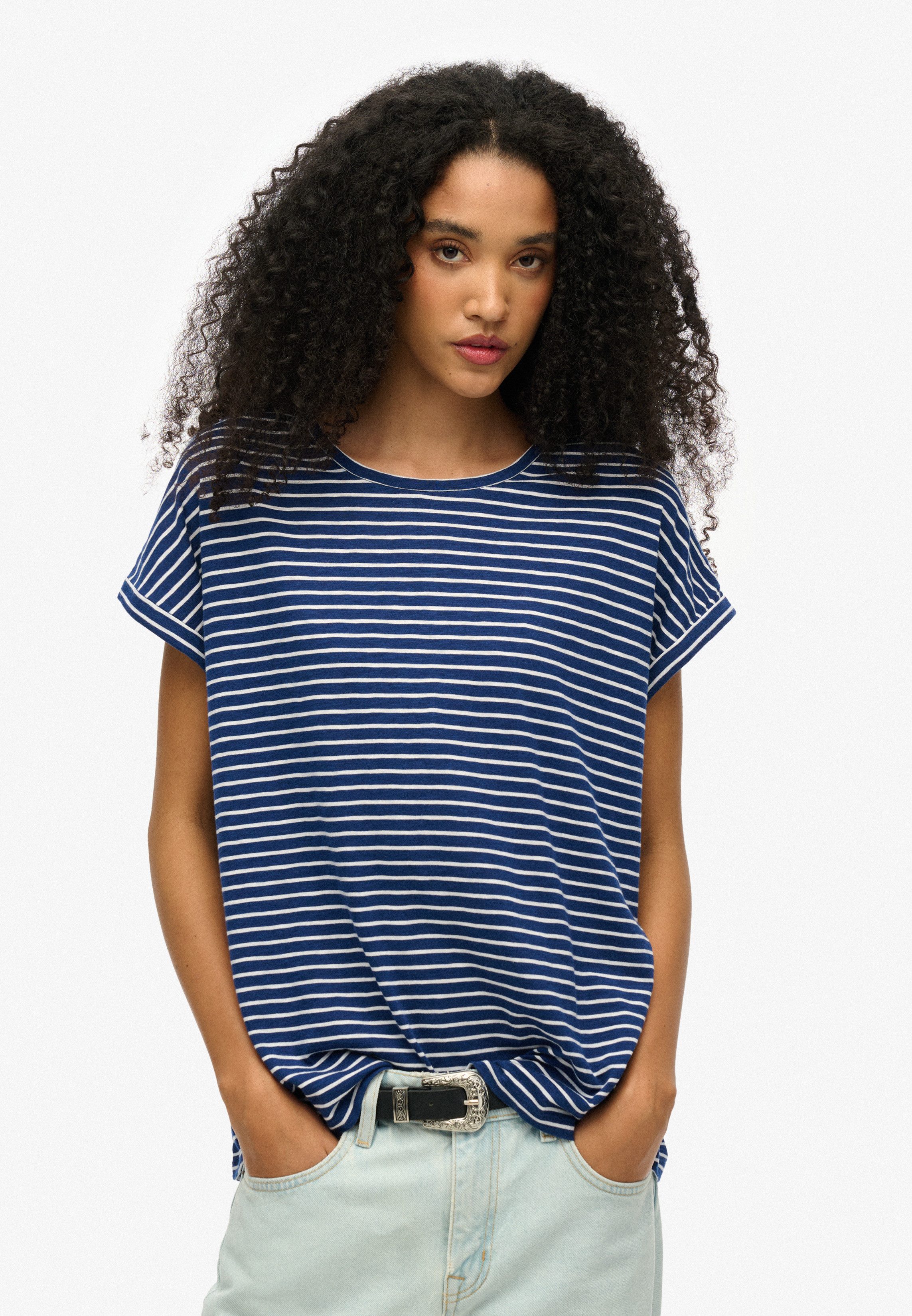 Superdry Shirt met ronde hals STUDIOS LOOSE TEE