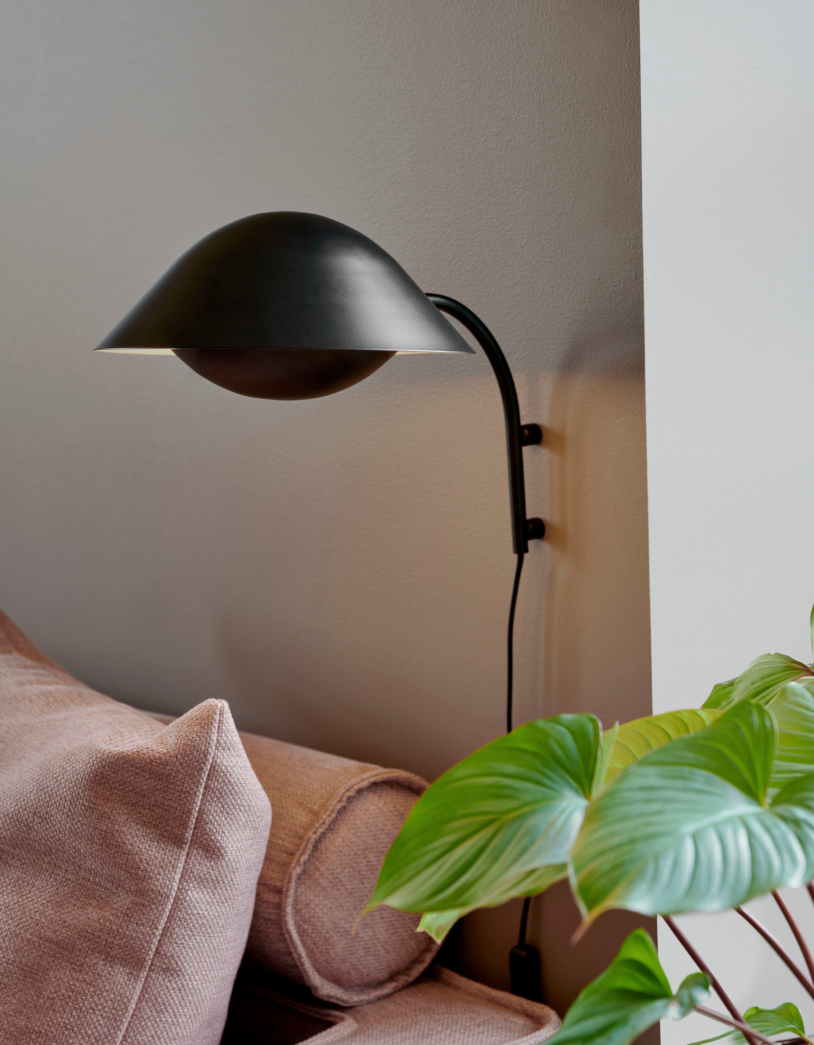 Nordlux Wandlamp Freya Organisch gevormde wandlamp in Scandinavisch ontwerp (1 stuk)