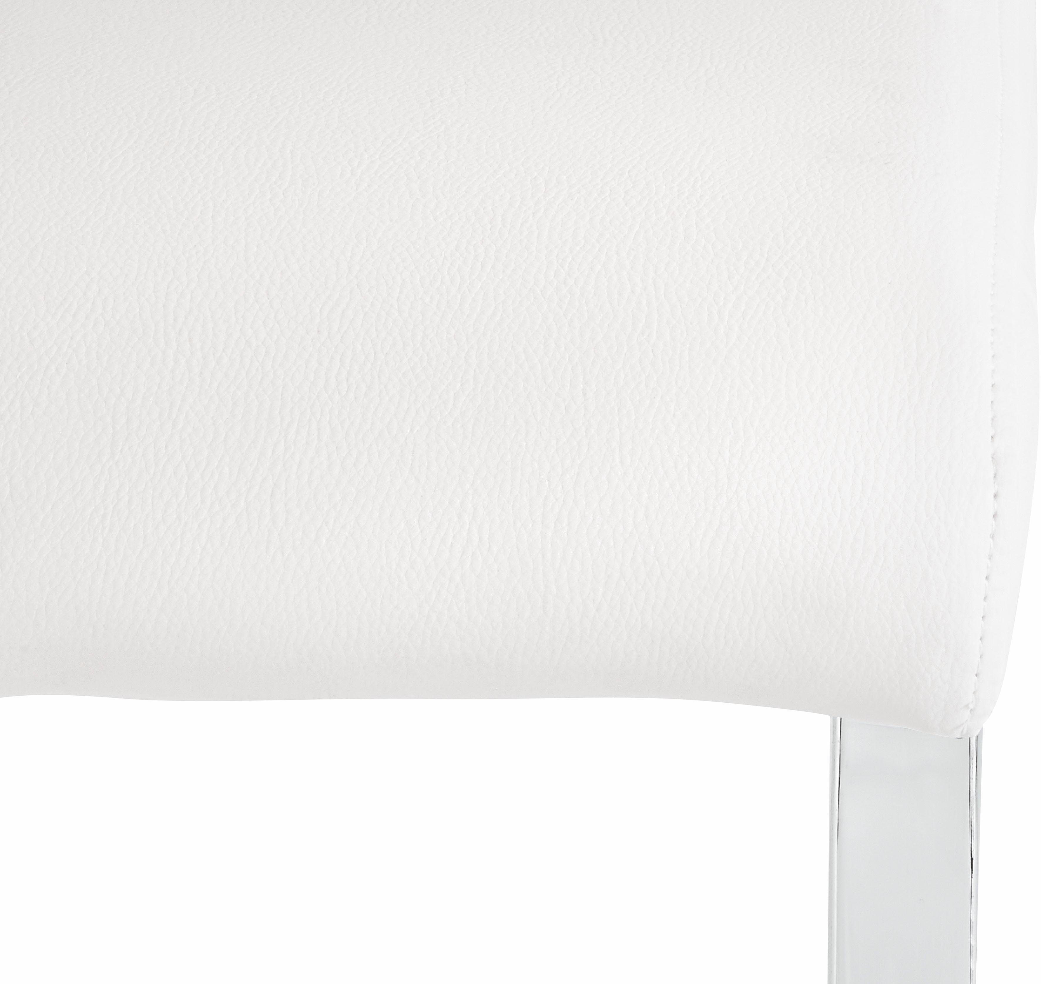 INOSIGN Vrijdragende stoel JOSY Bekleding in imitatieleer, verchroomd metalen frame (set, 2 stuks)
