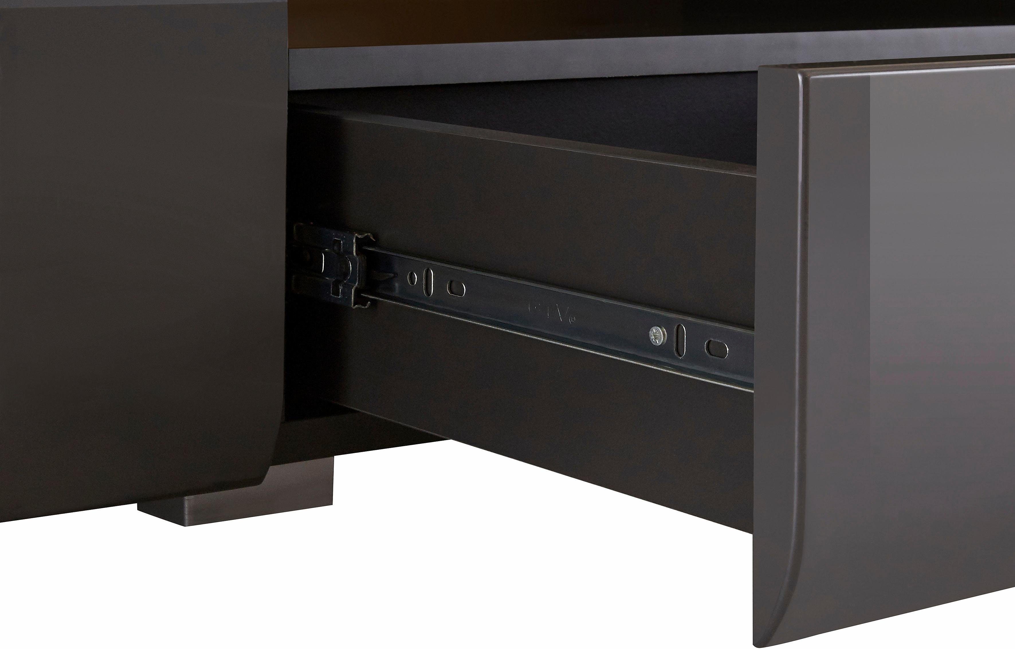 INOSIGN Tv-meubel Toledo, breedte 209 cm, modieuze TV-kast met decoratief freeswerk