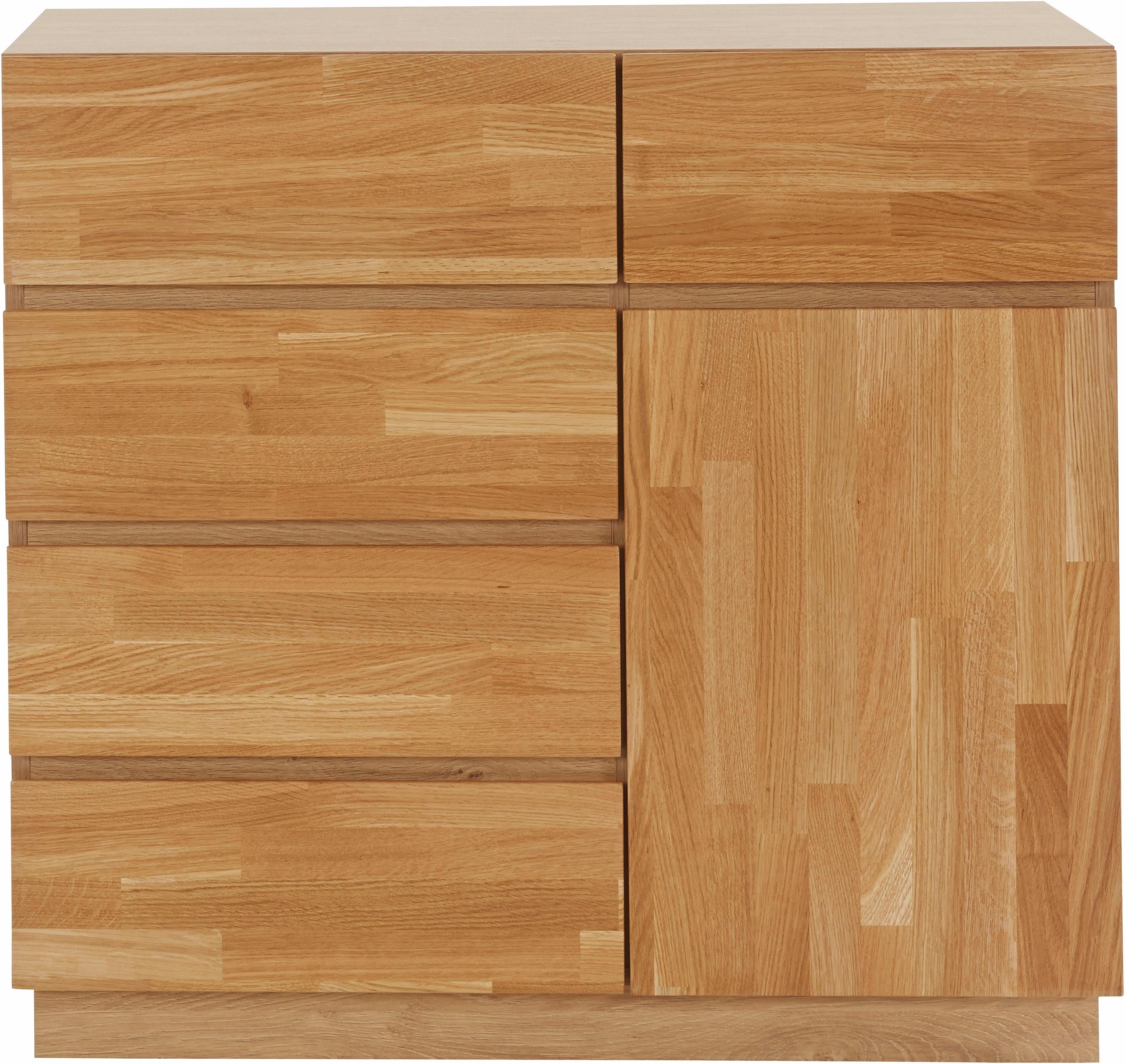 Home affaire Kast Laima Breedte 90 cm, met 5 lades, deels massief, FSC®-gecertificeerd
