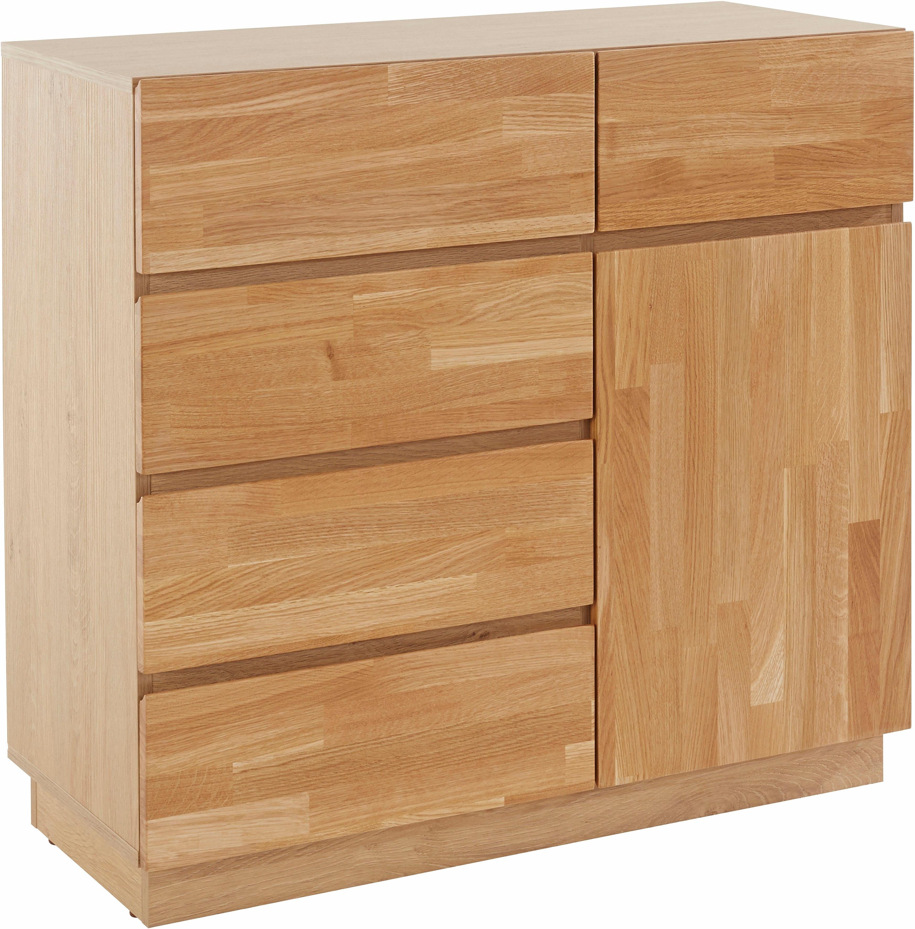 Home affaire Kast Laima Breedte 90 cm, met 5 lades, deels massief, FSC®-gecertificeerd