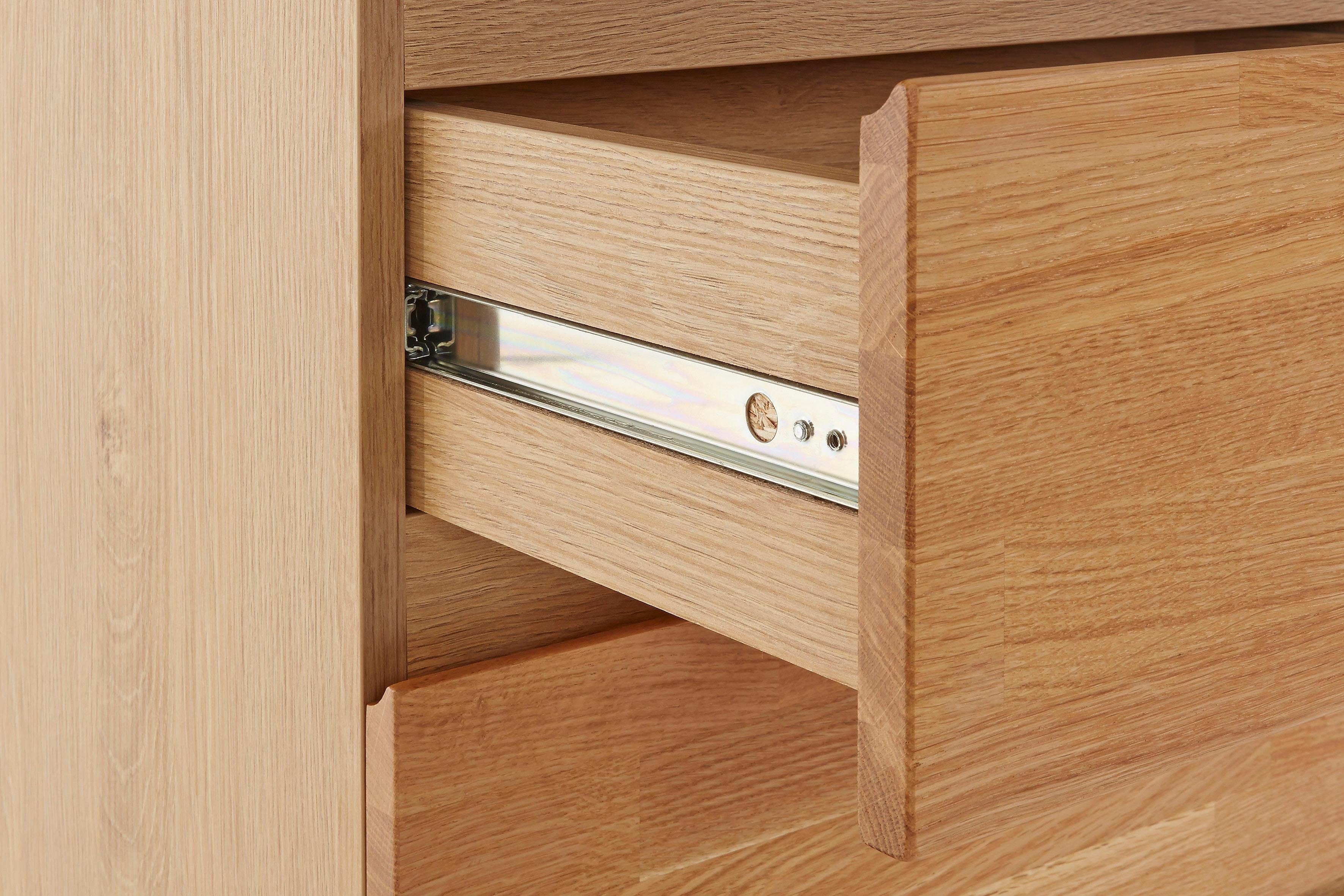 Home affaire Kast Laima Breedte 90 cm, met 5 lades, deels massief, FSC®-gecertificeerd