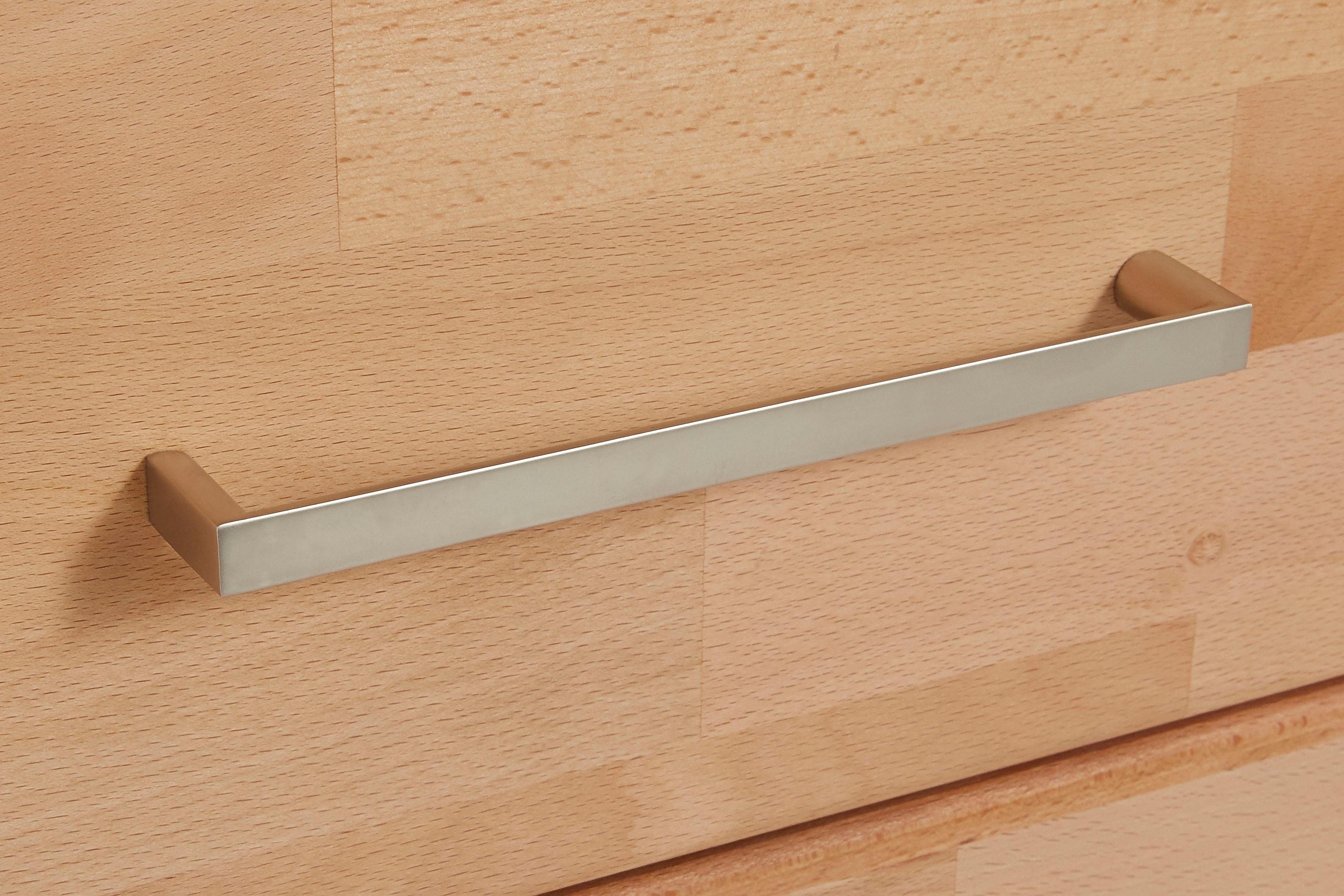 Home affaire Tv-meubel Logo, 160cm breed, 42 cm diep, fronten massief hout, kabeldoorvoer