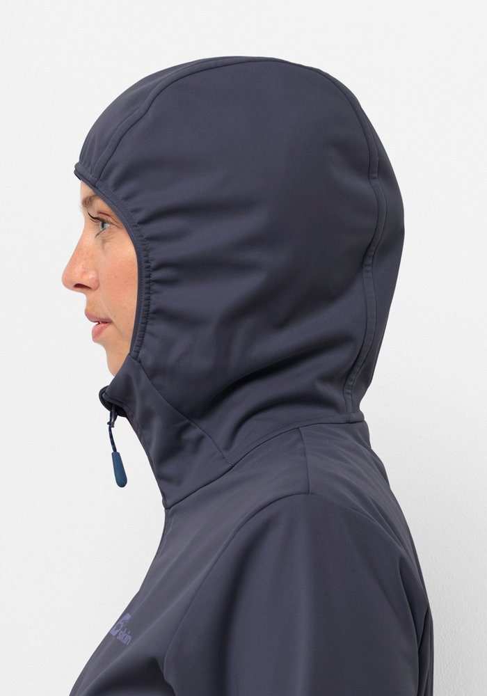 Jack Wolfskin Softshell-jack FELDBERG HOODY W