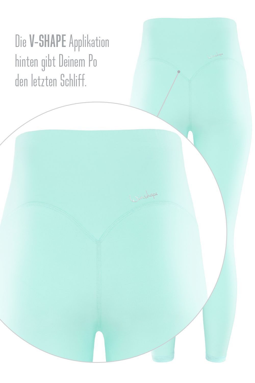 Winshape Legging 7/8-Tights HWL317C met v-vorm applicatie en core-band