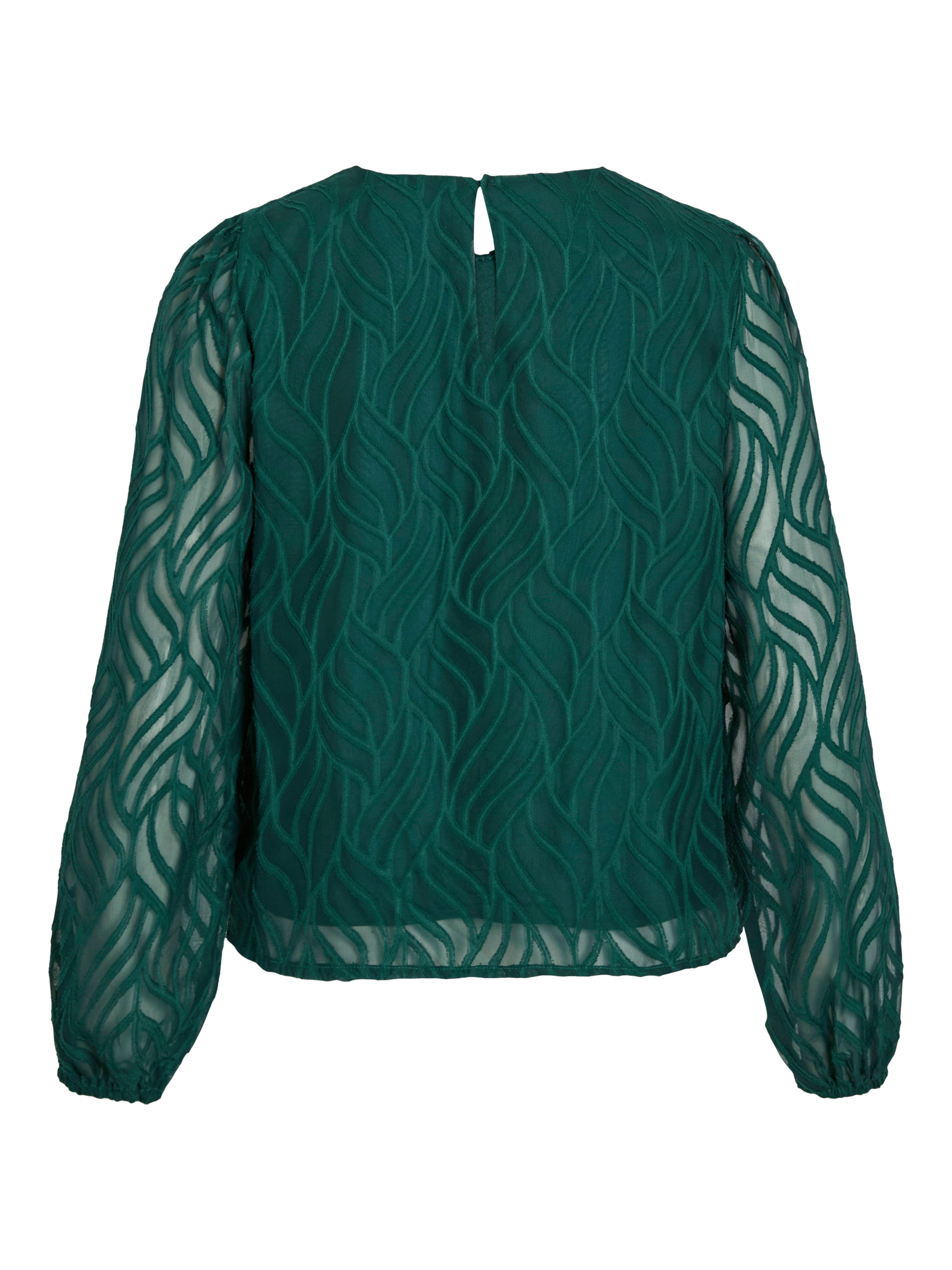 Vila Shirt VIMIKA O-NECK L/S TOP - NOOS