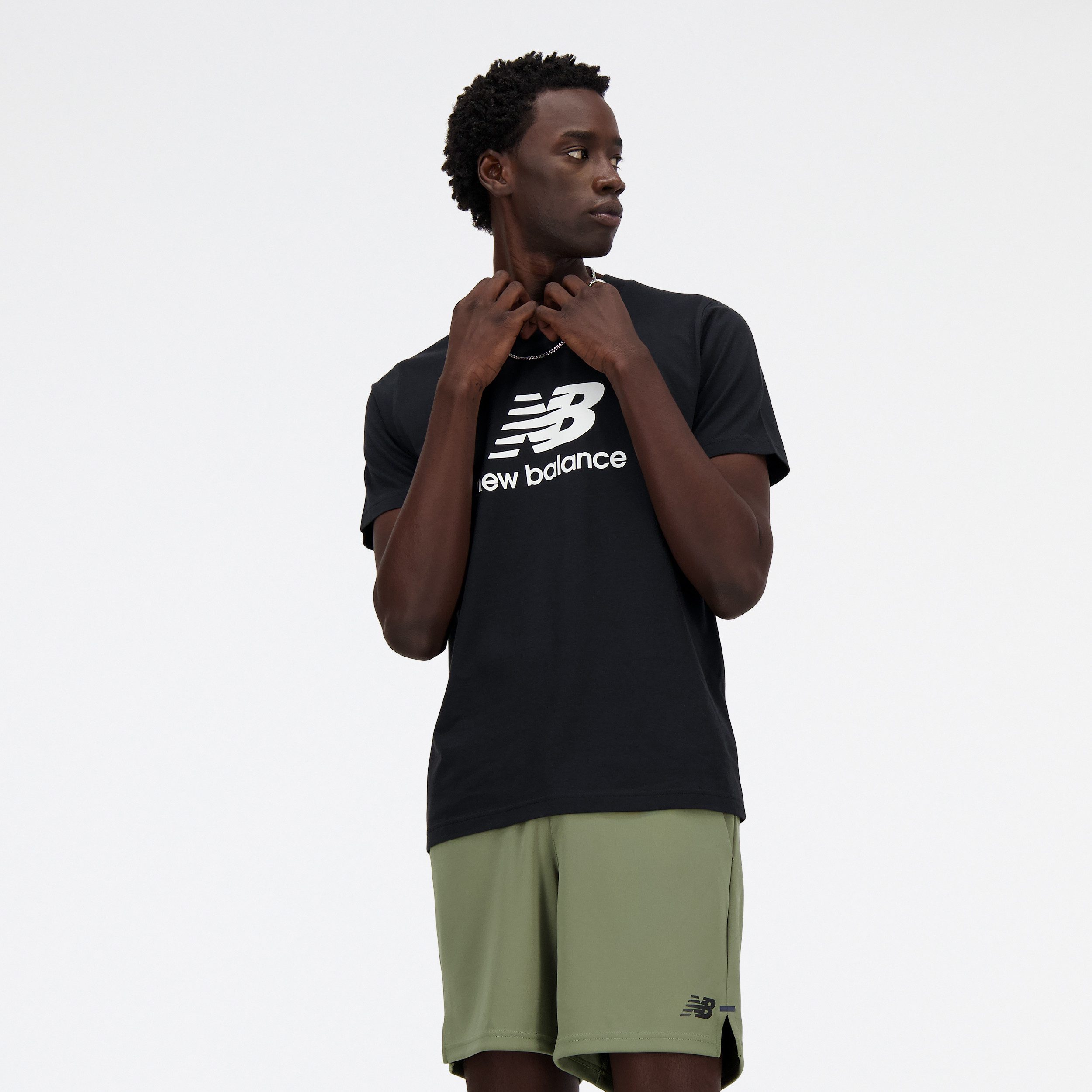 New Balance T-shirt Sport Essentials logo T-shirt NB NAVY