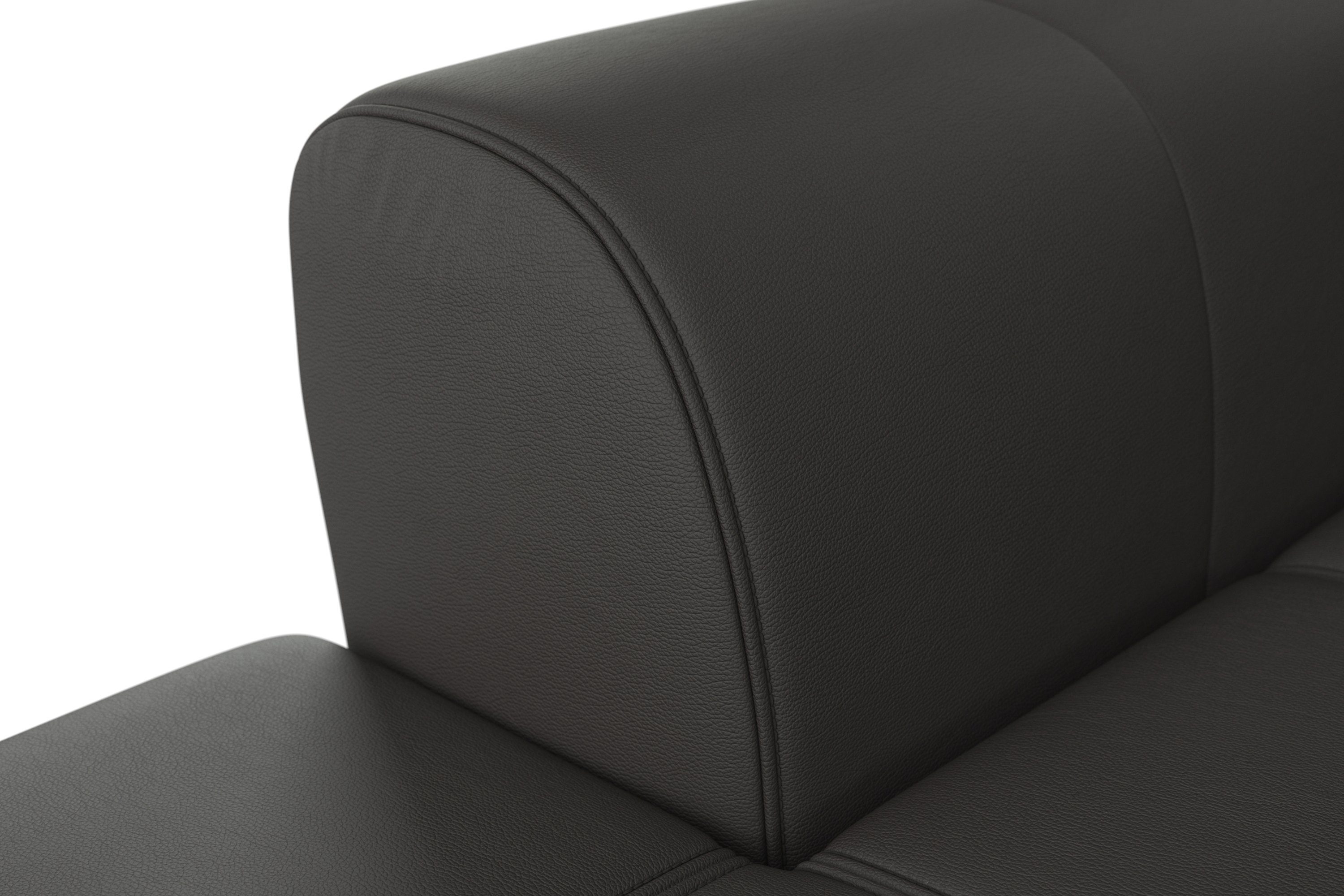 sit&more Hoekbank Bendigo L-vorm inclusief zitdiepteverstelling, bodemvrijheid 15 cm, 2 pootkleuren