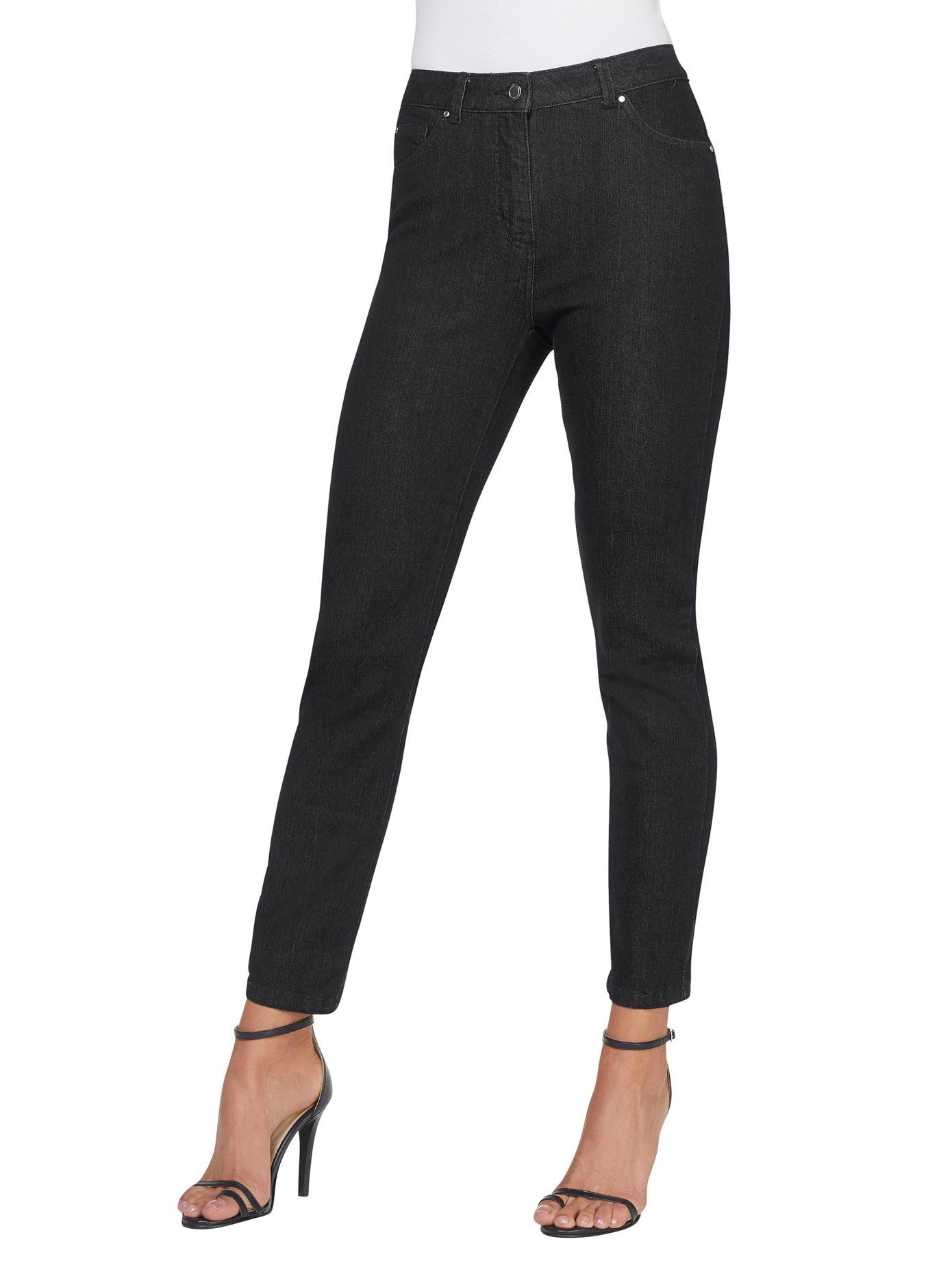 heine 7/8 jeans (1-delig) dames 7/8 jeans maat 38 zwart
