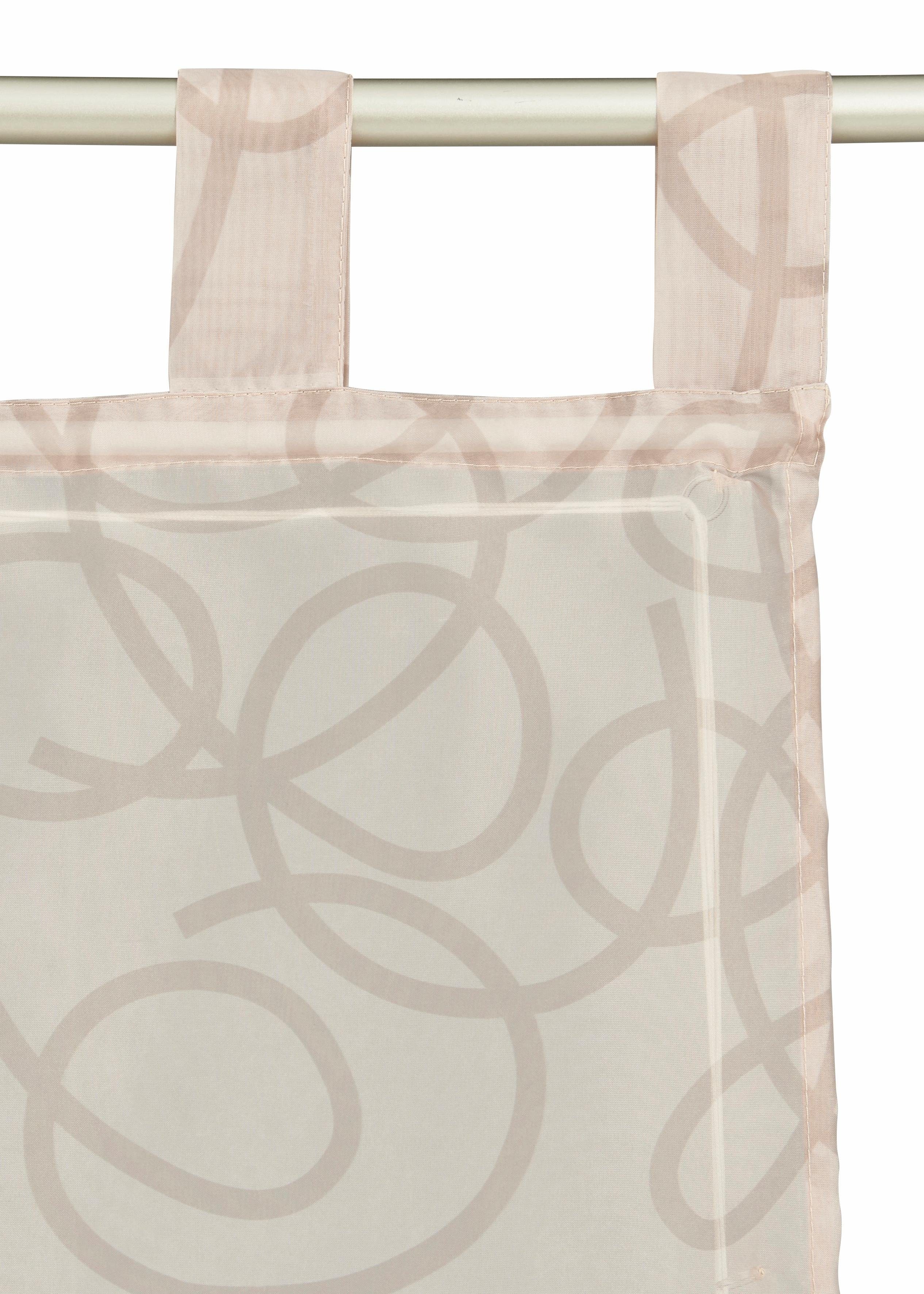 my home Romeins rolgordijn Tanaro Halftransparant, voile, polyester (1 stuk)