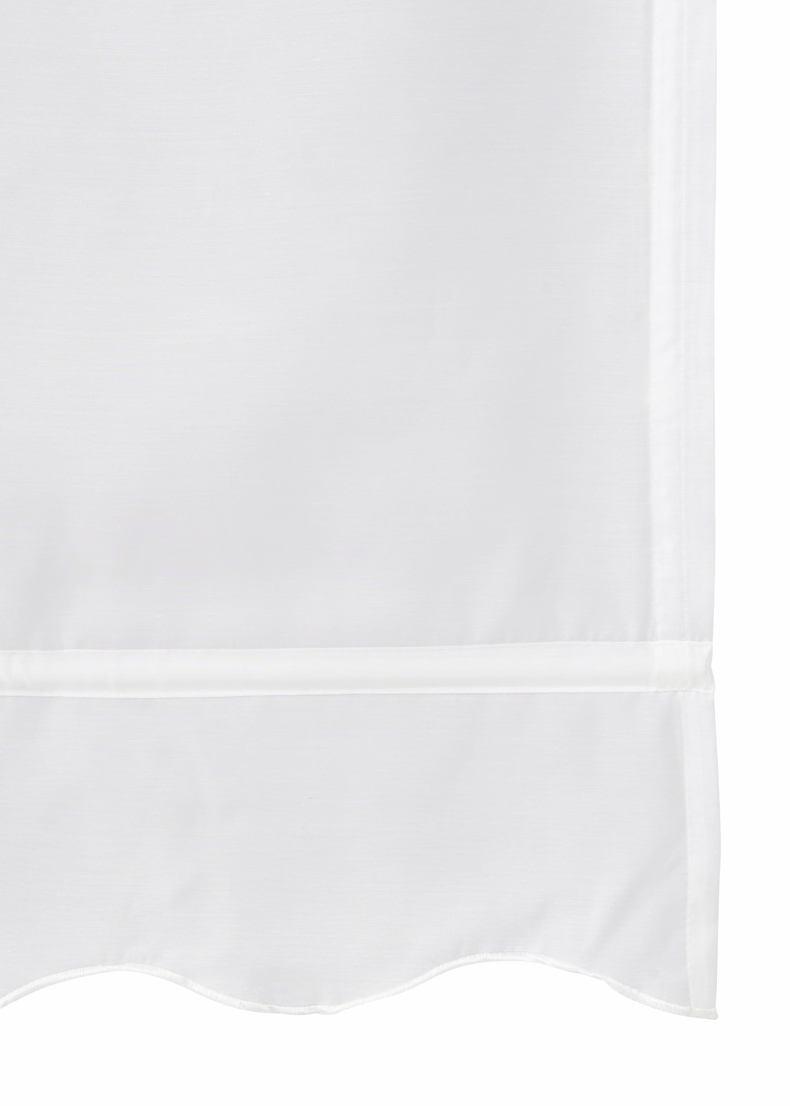 my home Romeins rolgordijn Carpi Transparant, voile, polyester (1 stuk)