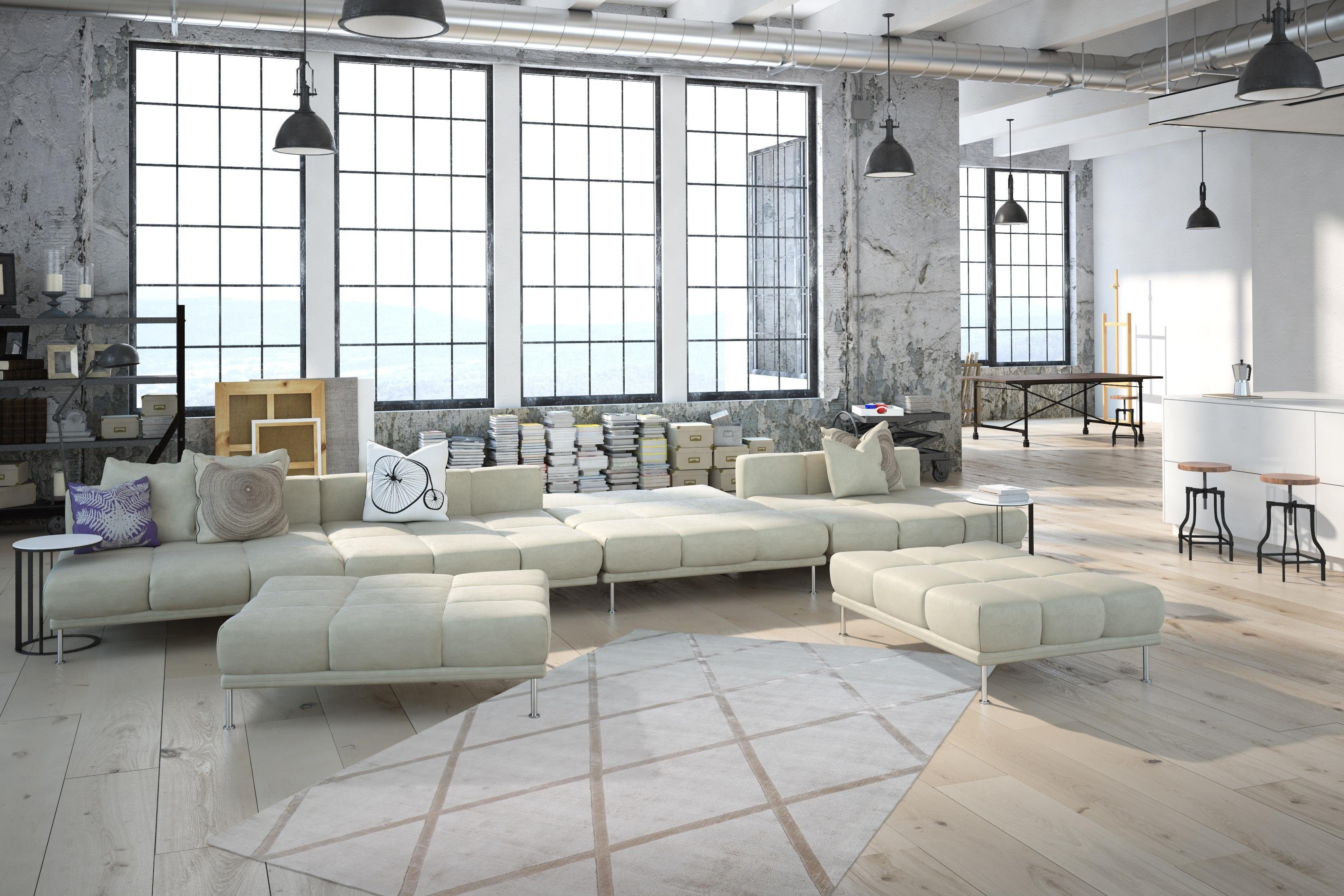 Kayoom Vloerkleed Luxury 210 Kortpolig, handgeweven, hoog-laag structuur, woonkamer