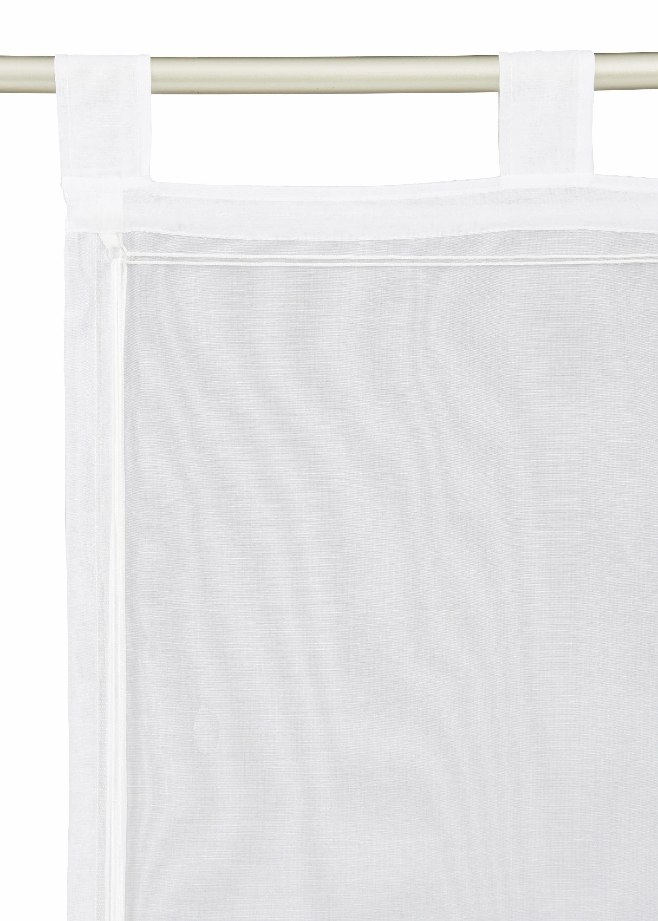 my home Romeins rolgordijn Carpi Transparant, voile, polyester (1 stuk)