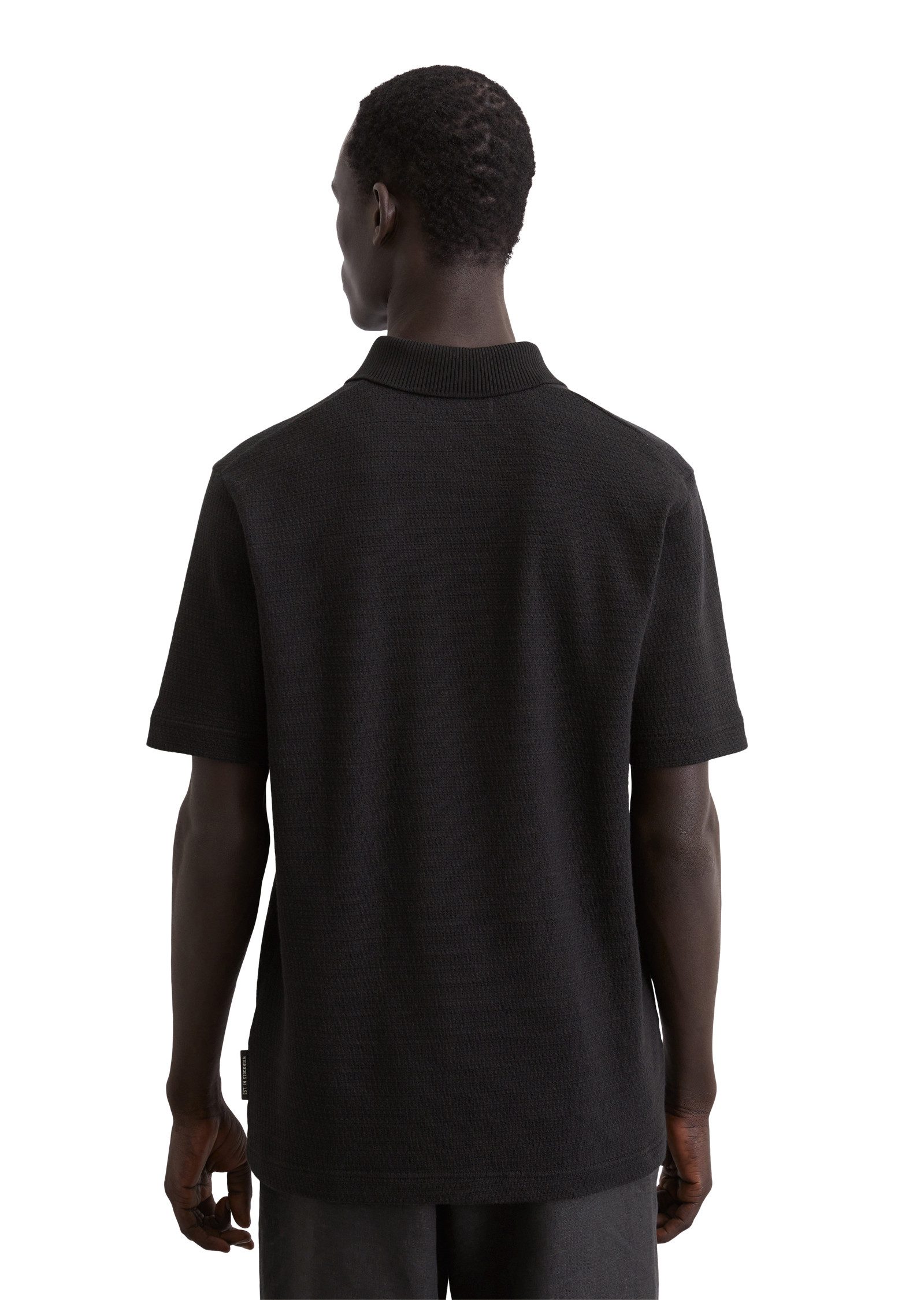 Marc O'Polo Poloshirt met een fijne structuur