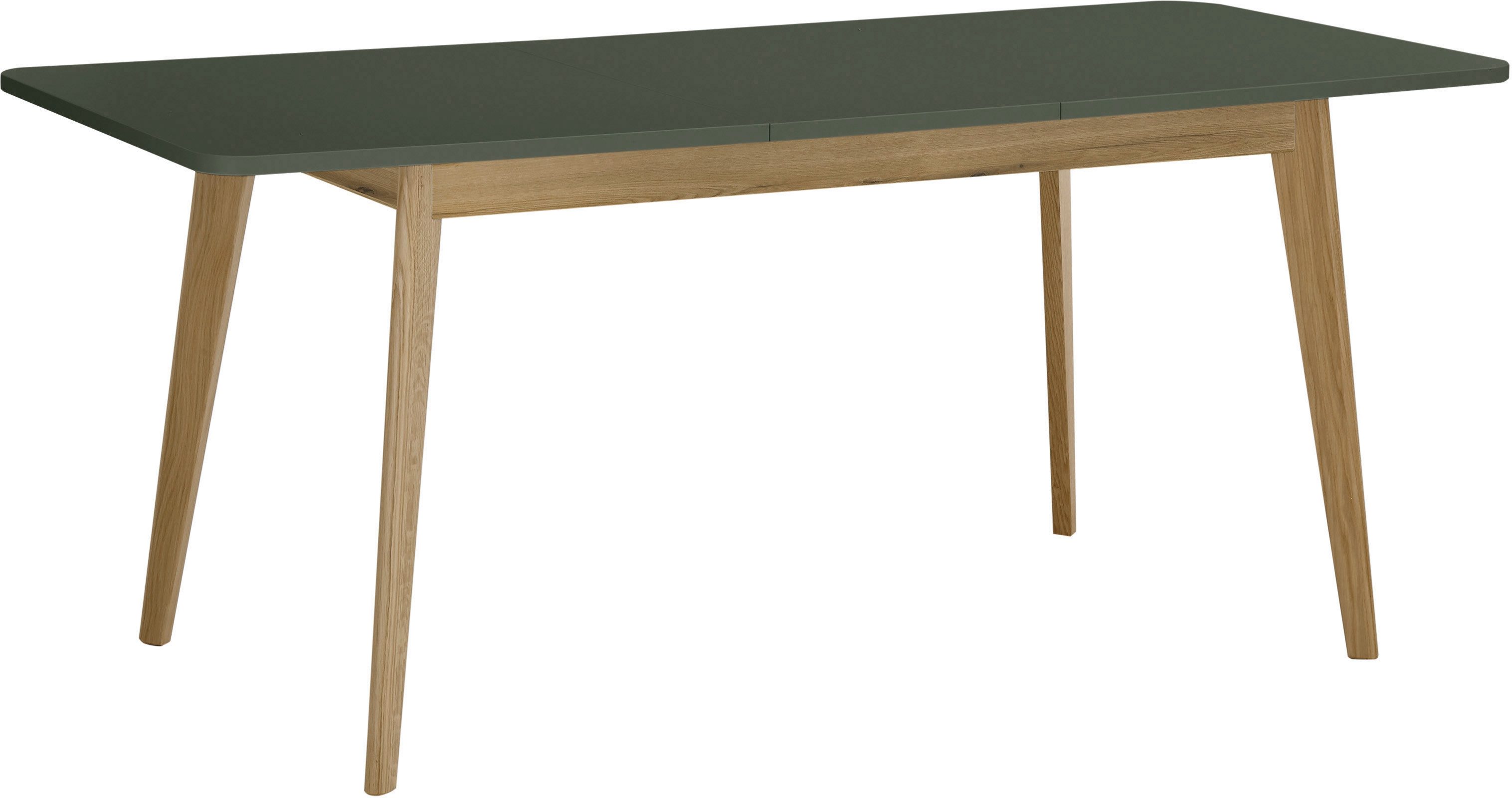 INOSIGN Eettafel MAVAS in moderne trendkleur, breedte 140 - 180 cm (met inlegplaat)