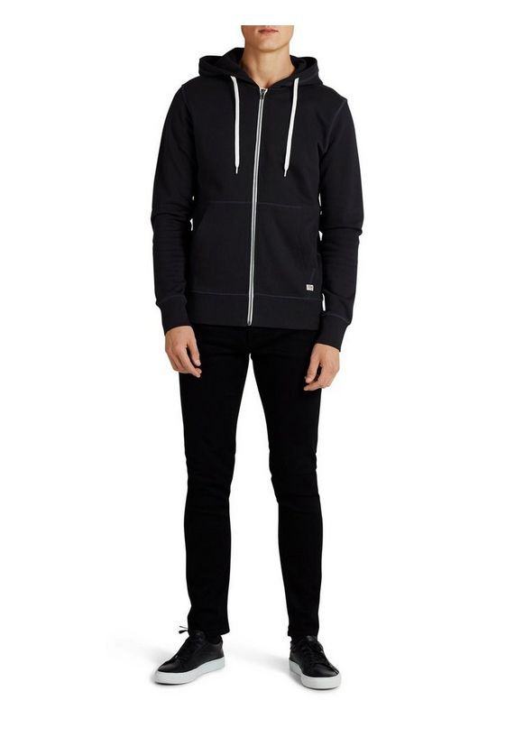 Jack & Jones Regular fit casual sweat met rits Jack & Jones Regular fit casual sweat met rits