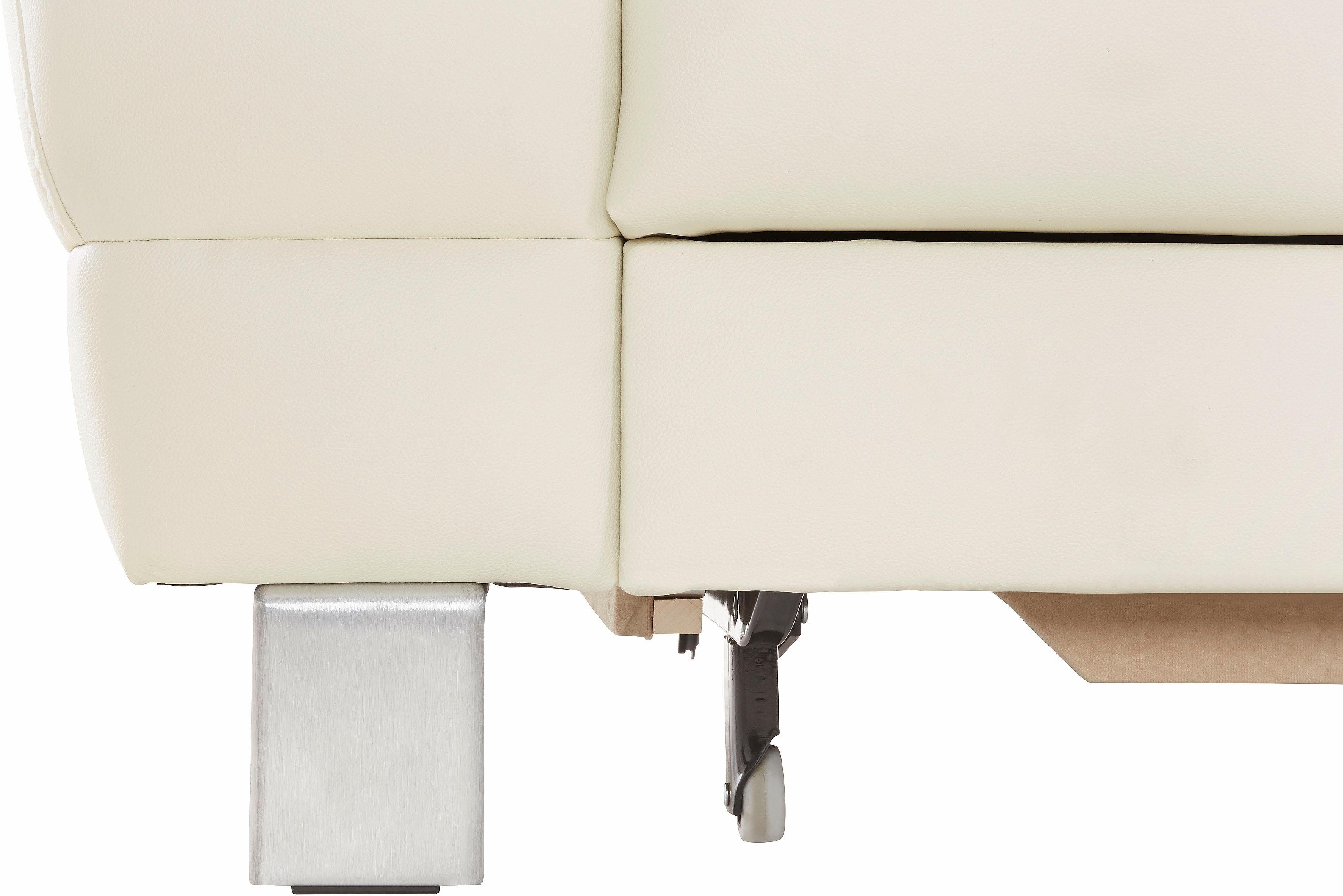 exxpo - sofa fashion Hoekbank Mantua 2, incl. hoofd- of rugverstelling, comfortabel, L-vorm optioneel met bedfunctie en bedlade, geweldige afwerkingsdetails