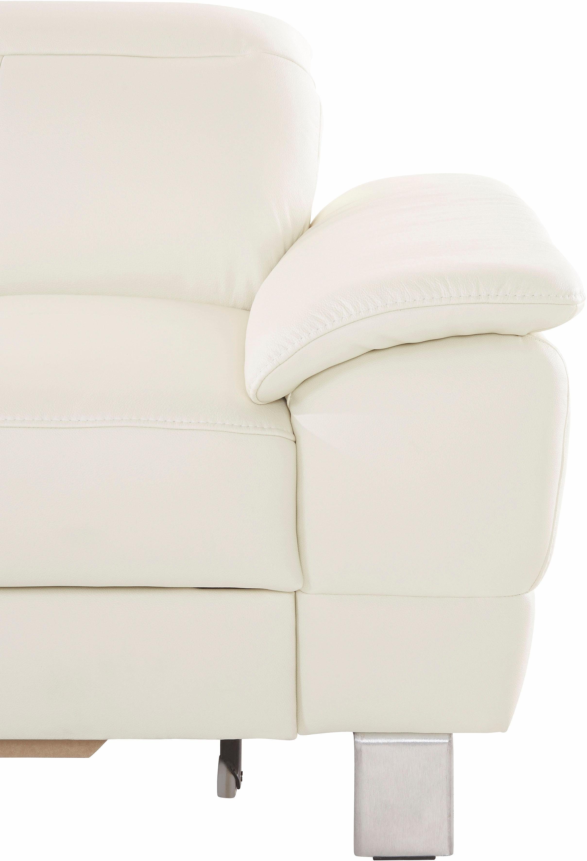 exxpo - sofa fashion Hoekbank Mantua 2, incl. hoofd- of rugverstelling, comfortabel, L-vorm optioneel met bedfunctie en bedlade, geweldige afwerkingsdetails
