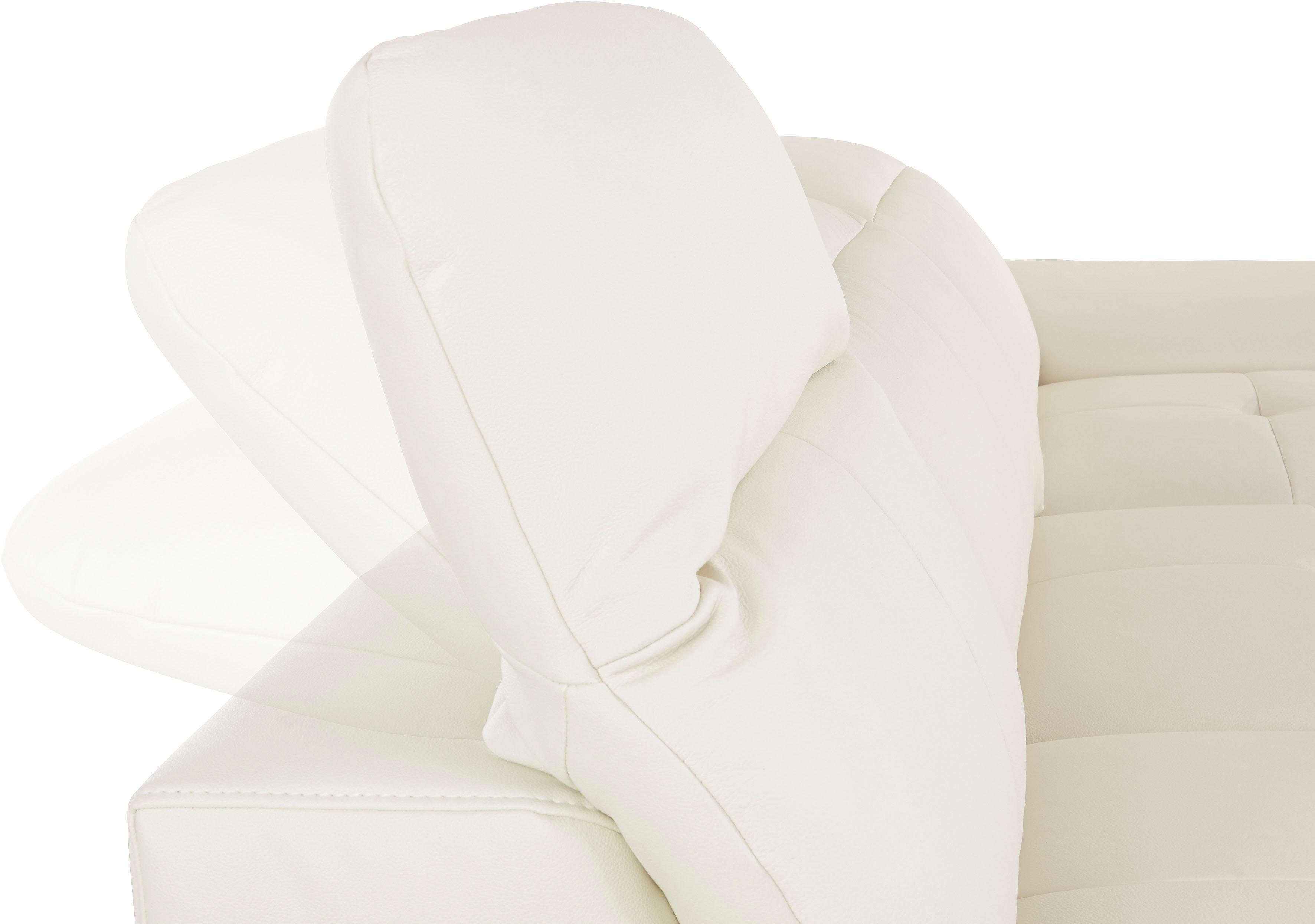 exxpo - sofa fashion Hoekbank Mantua 2, incl. hoofd- of rugverstelling, comfortabel, L-vorm optioneel met bedfunctie en bedlade, geweldige afwerkingsdetails