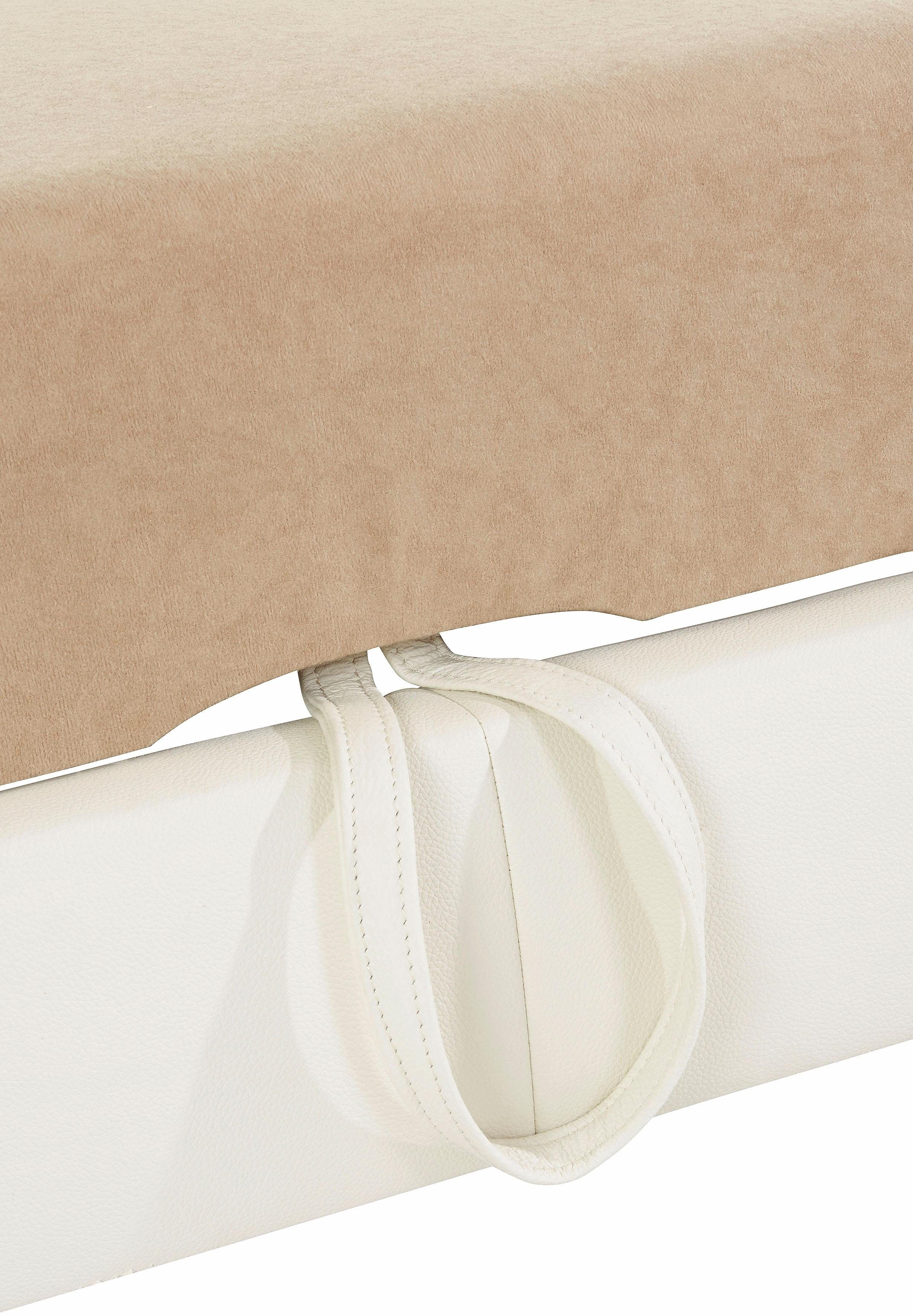 exxpo - sofa fashion Hoekbank Mantua 2, incl. hoofd- of rugverstelling, comfortabel, L-vorm optioneel met bedfunctie en bedlade, geweldige afwerkingsdetails
