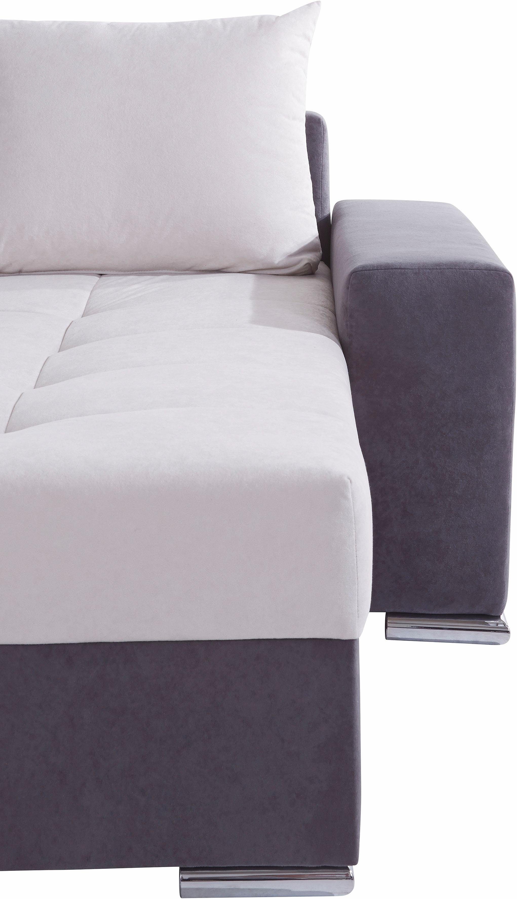 COLLECTION AB Zithoek XXL-Josy U-vorm, breedte 333 cm, met 2 recamieren 77 & 97 cm
