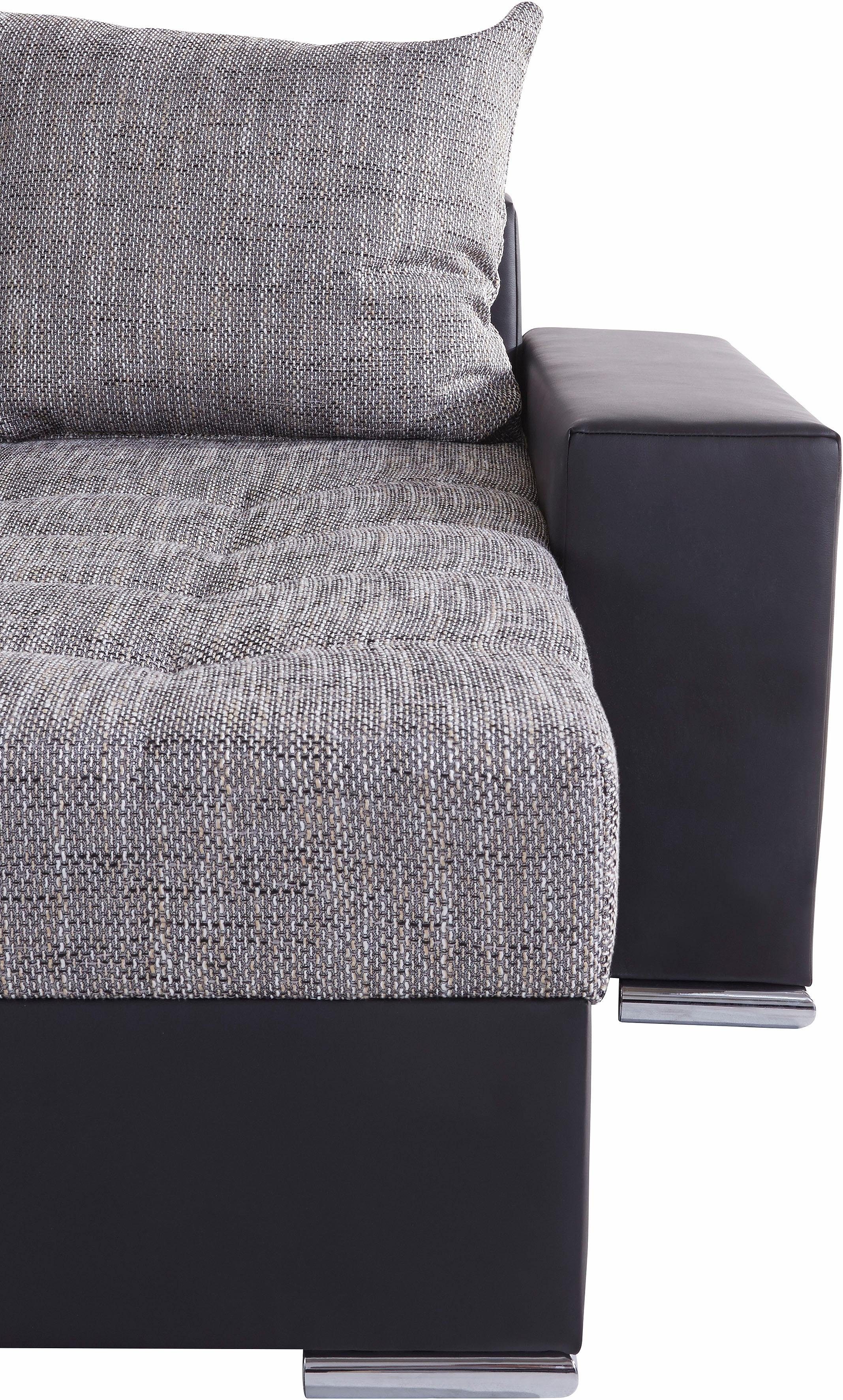COLLECTION AB Zithoek XXL-Josy U-vorm, breedte 333 cm, met 2 recamieren 77 & 97 cm