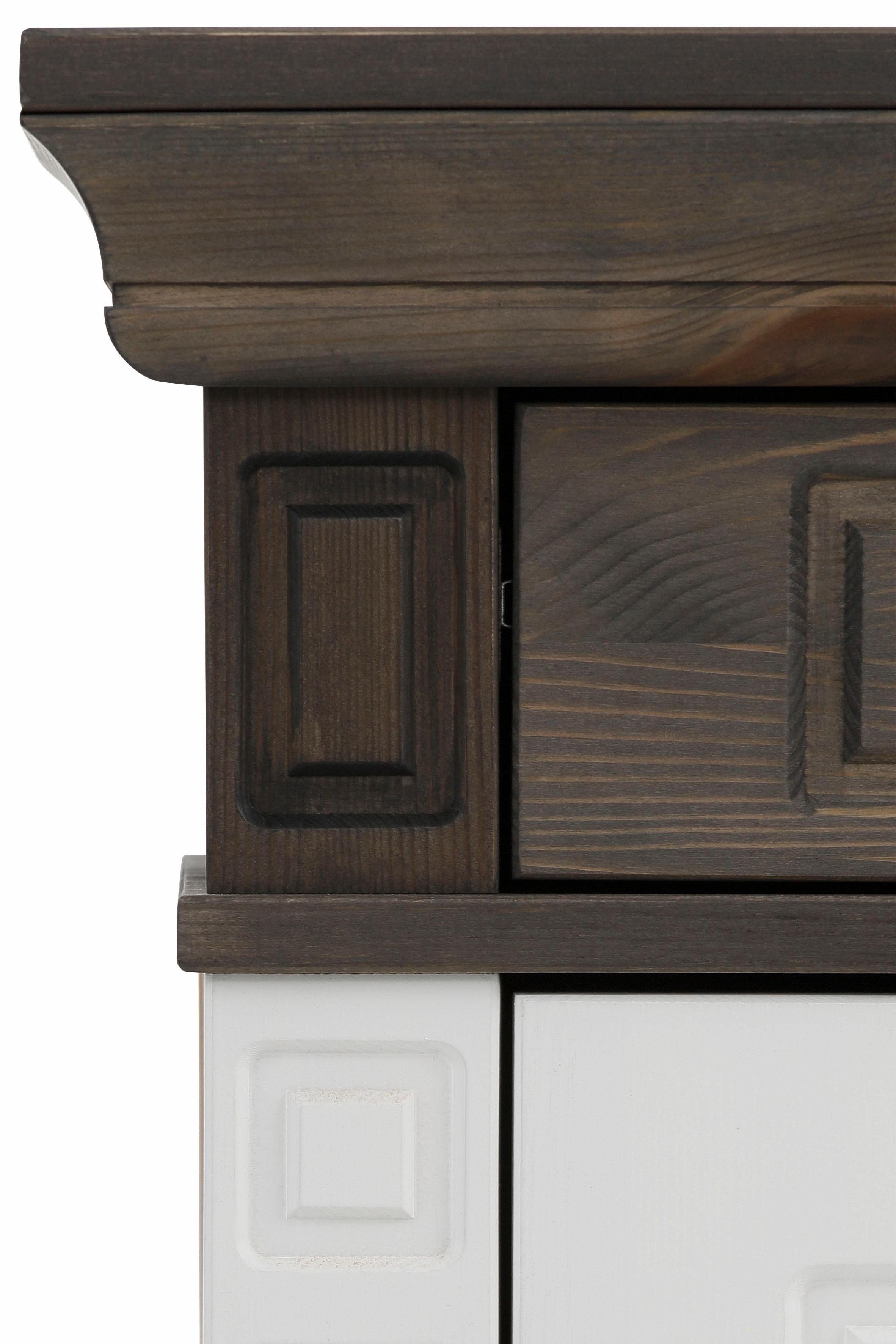 Home affaire Highboard Vinales Vitrine, breedte 112 cm