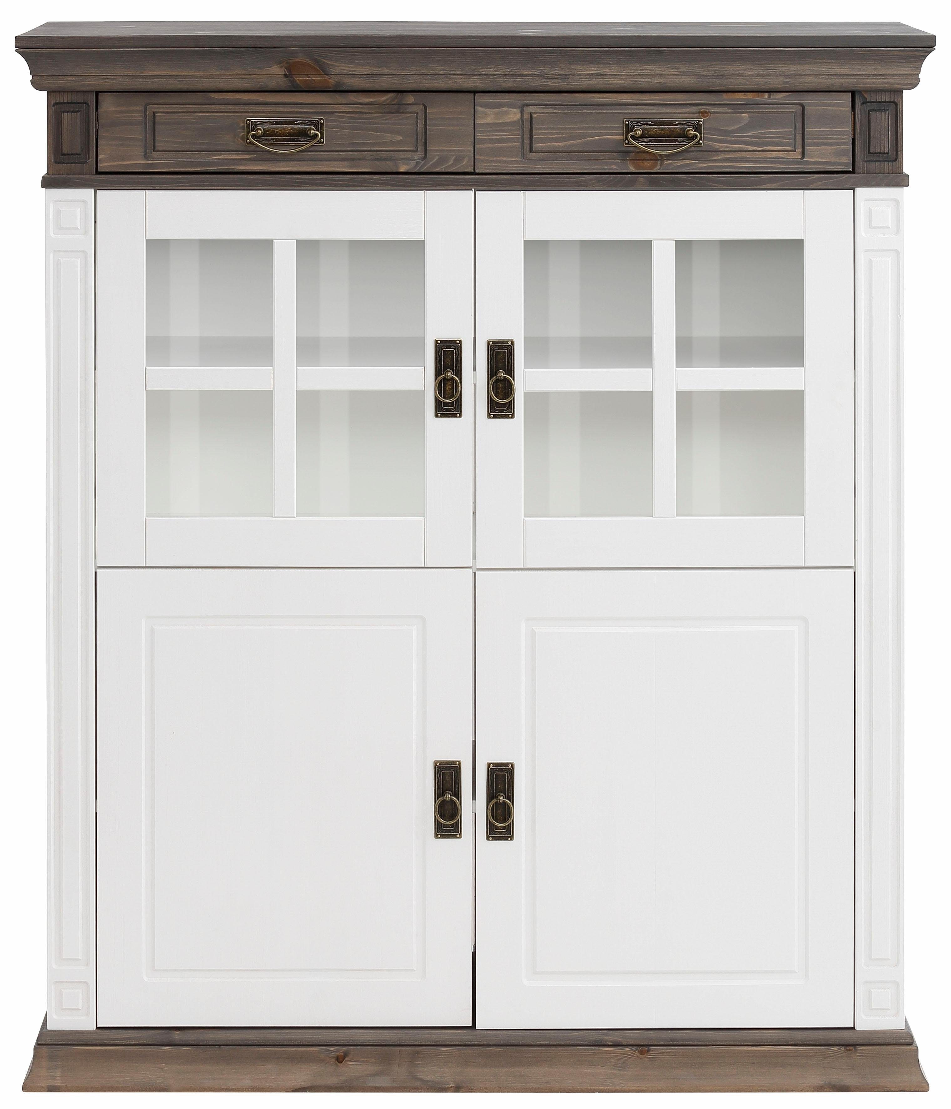 Home affaire Highboard Vinales Vitrine, breedte 112 cm