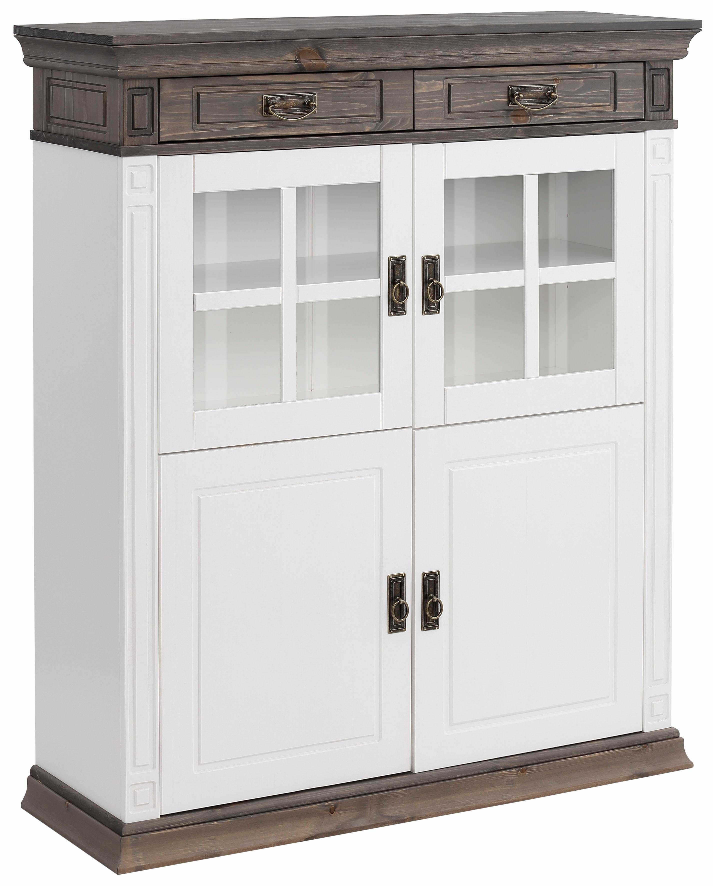 Home affaire Highboard Vinales Vitrine, breedte 112 cm