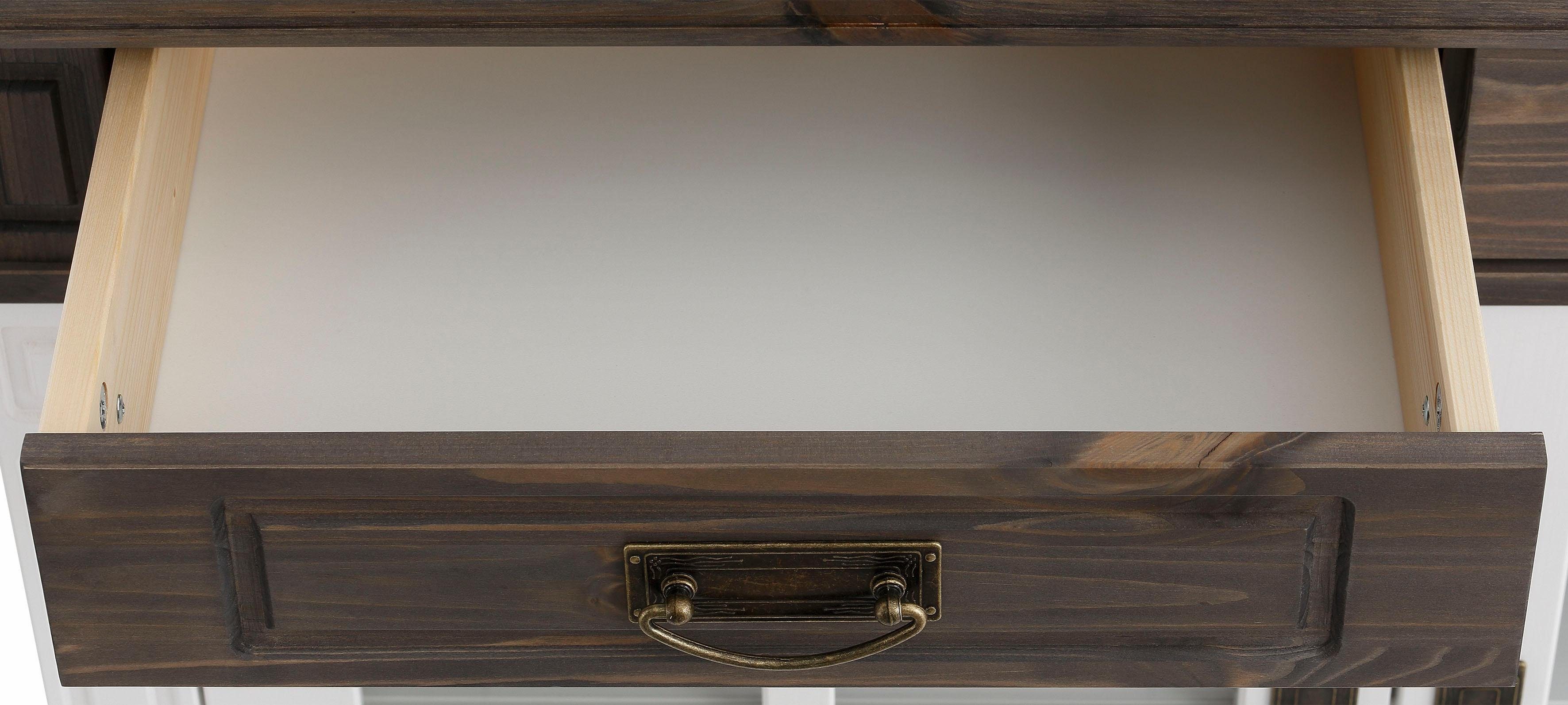 Home affaire Highboard Vinales Vitrine, breedte 112 cm