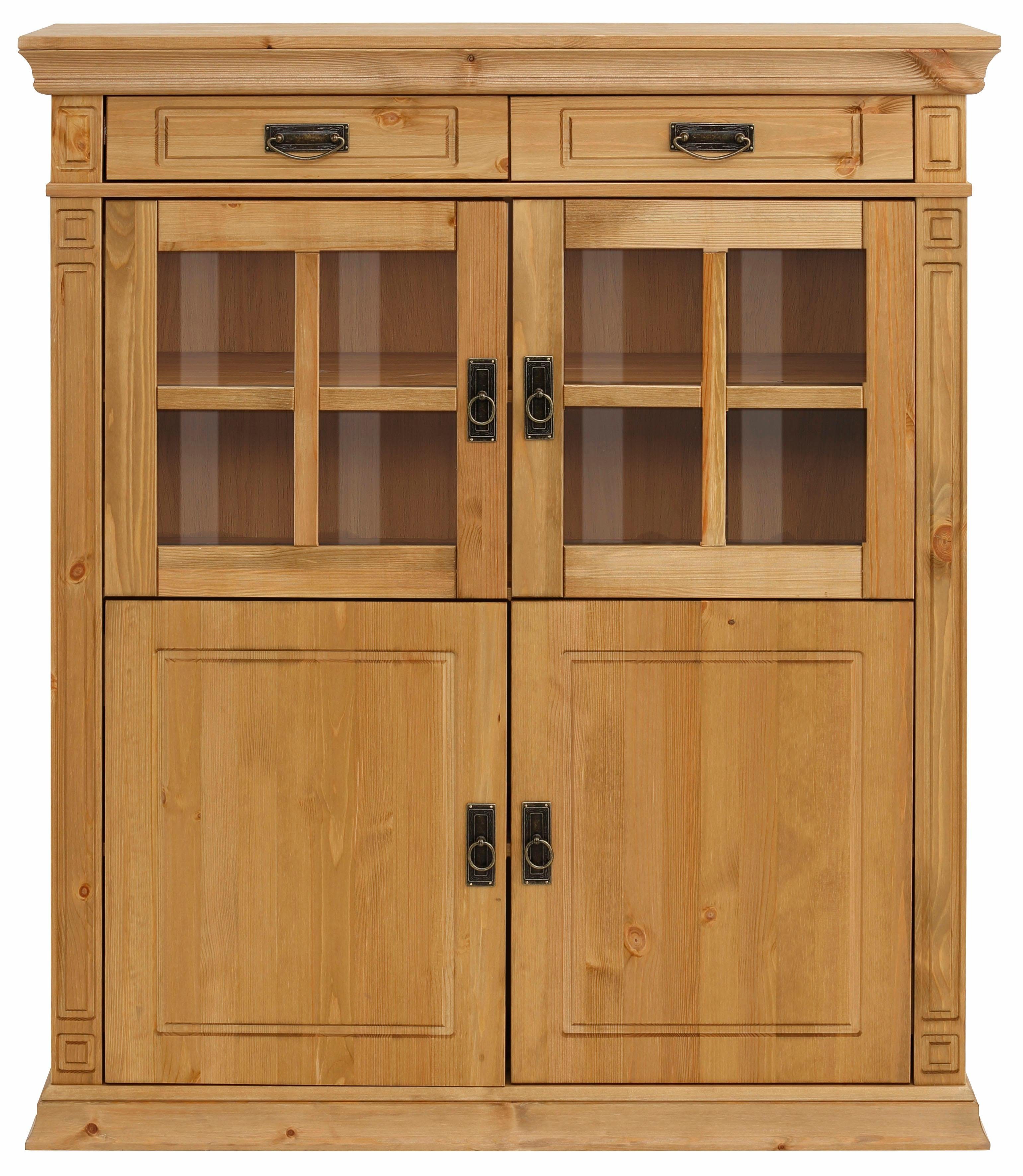 Home affaire Highboard Vinales Vitrine, breedte 112 cm