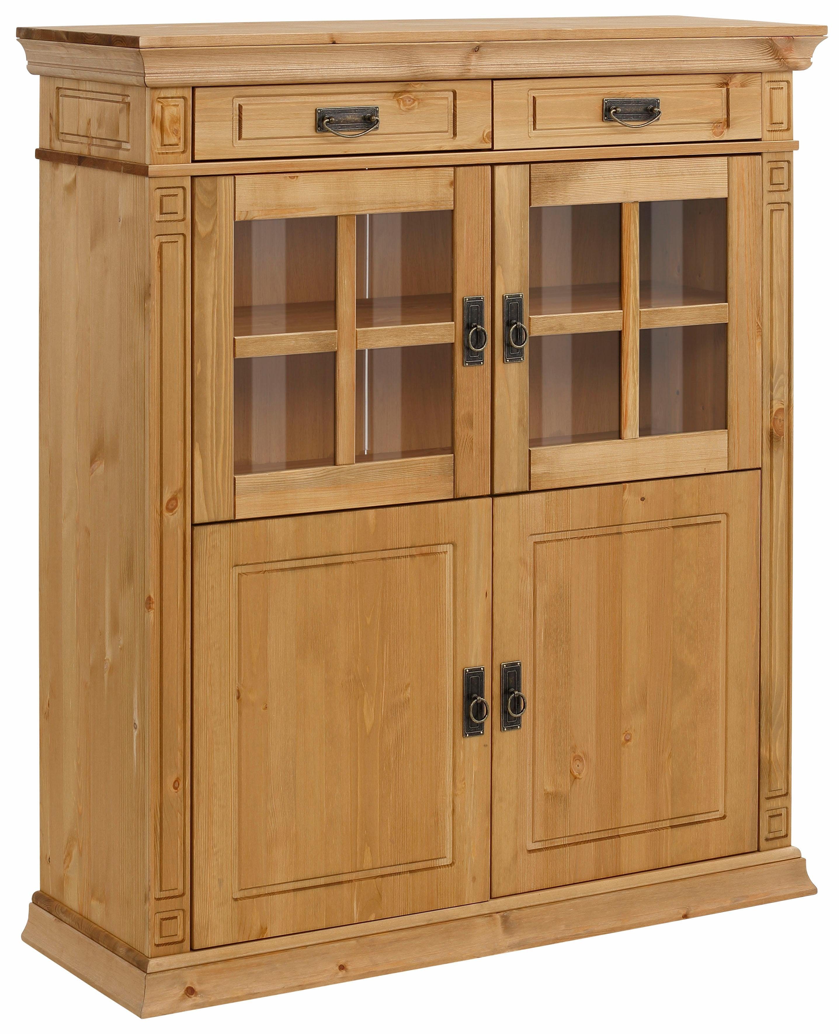 Home affaire Highboard Vinales Vitrine, breedte 112 cm