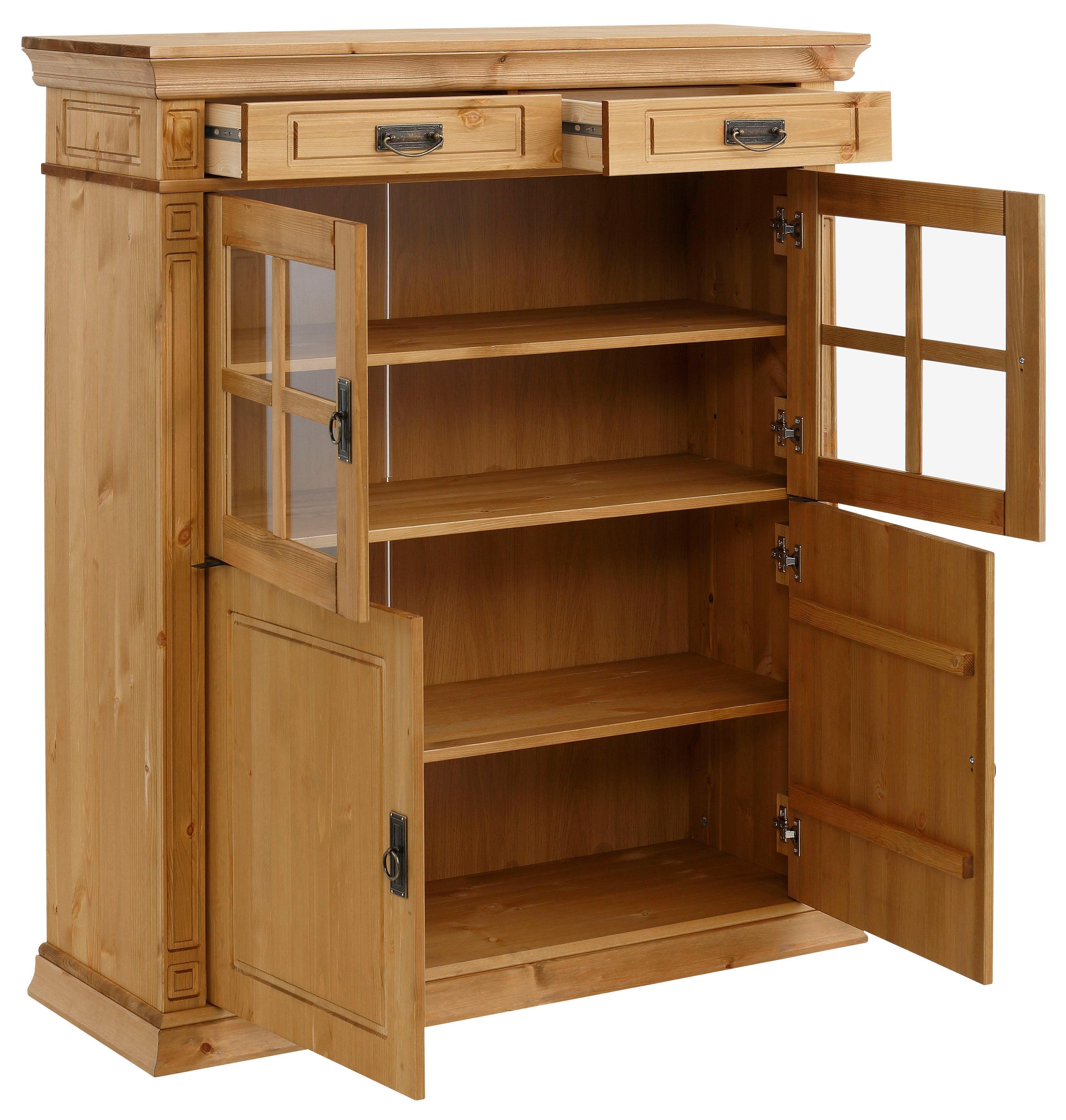 Home affaire Highboard Vinales Vitrine, breedte 112 cm