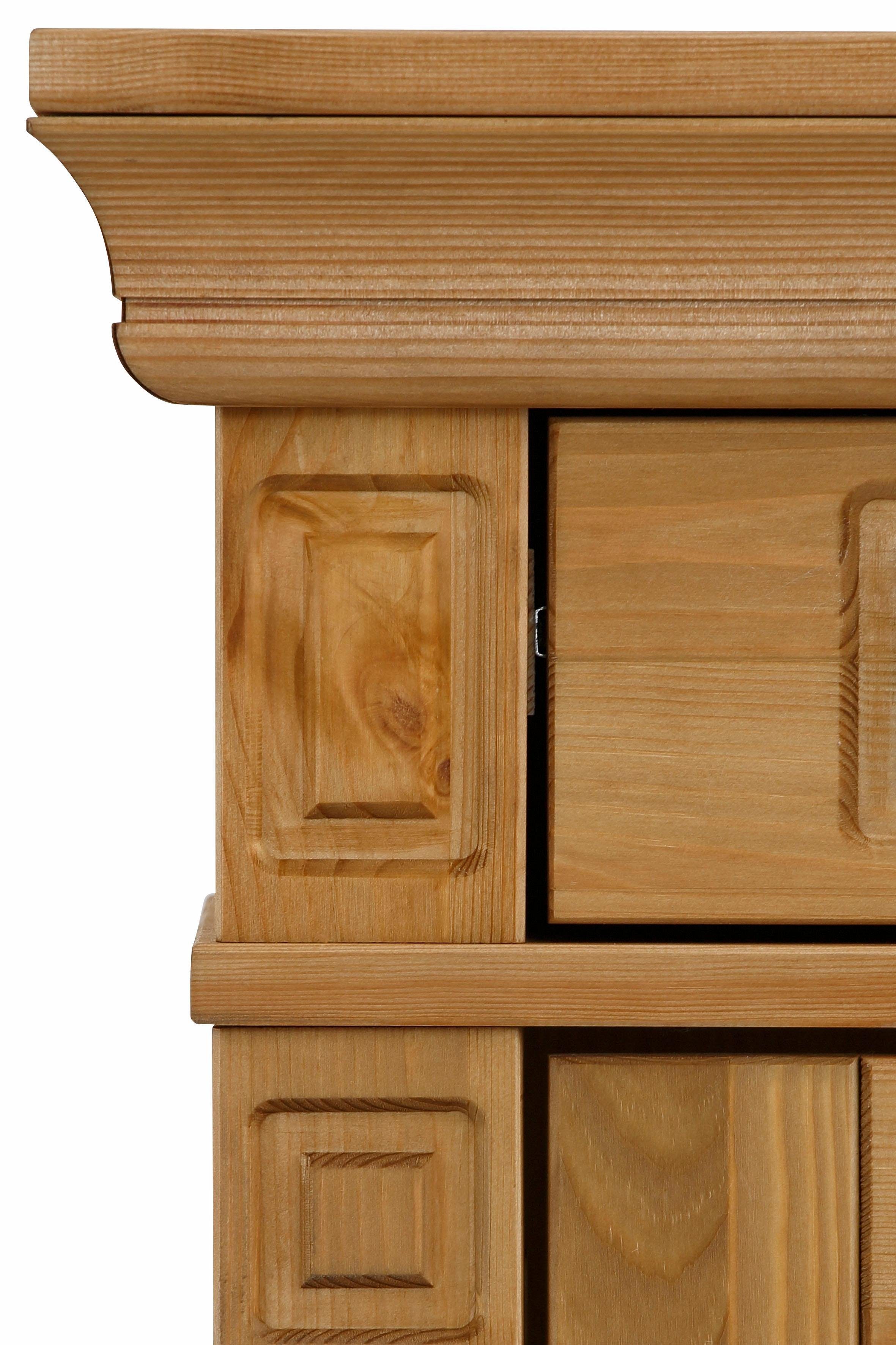 Home affaire Highboard Vinales Vitrine, breedte 112 cm