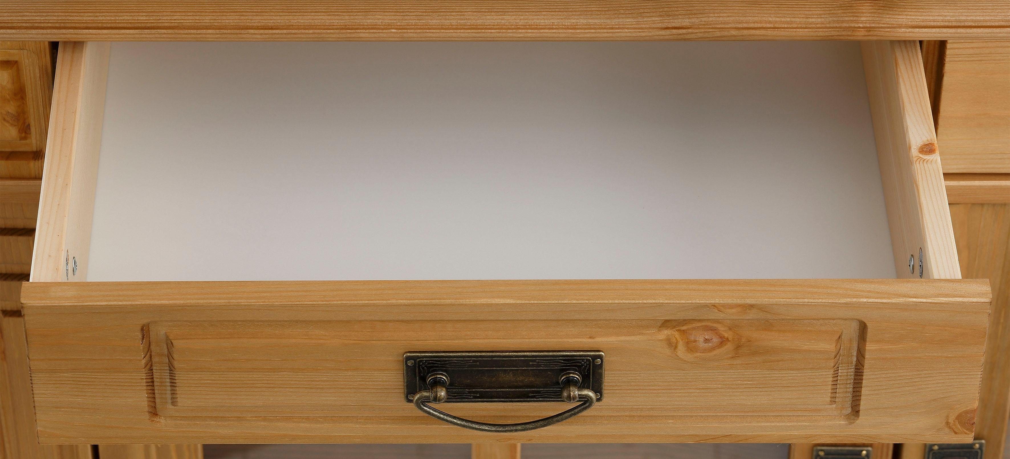 Home affaire Highboard Vinales Vitrine, breedte 112 cm