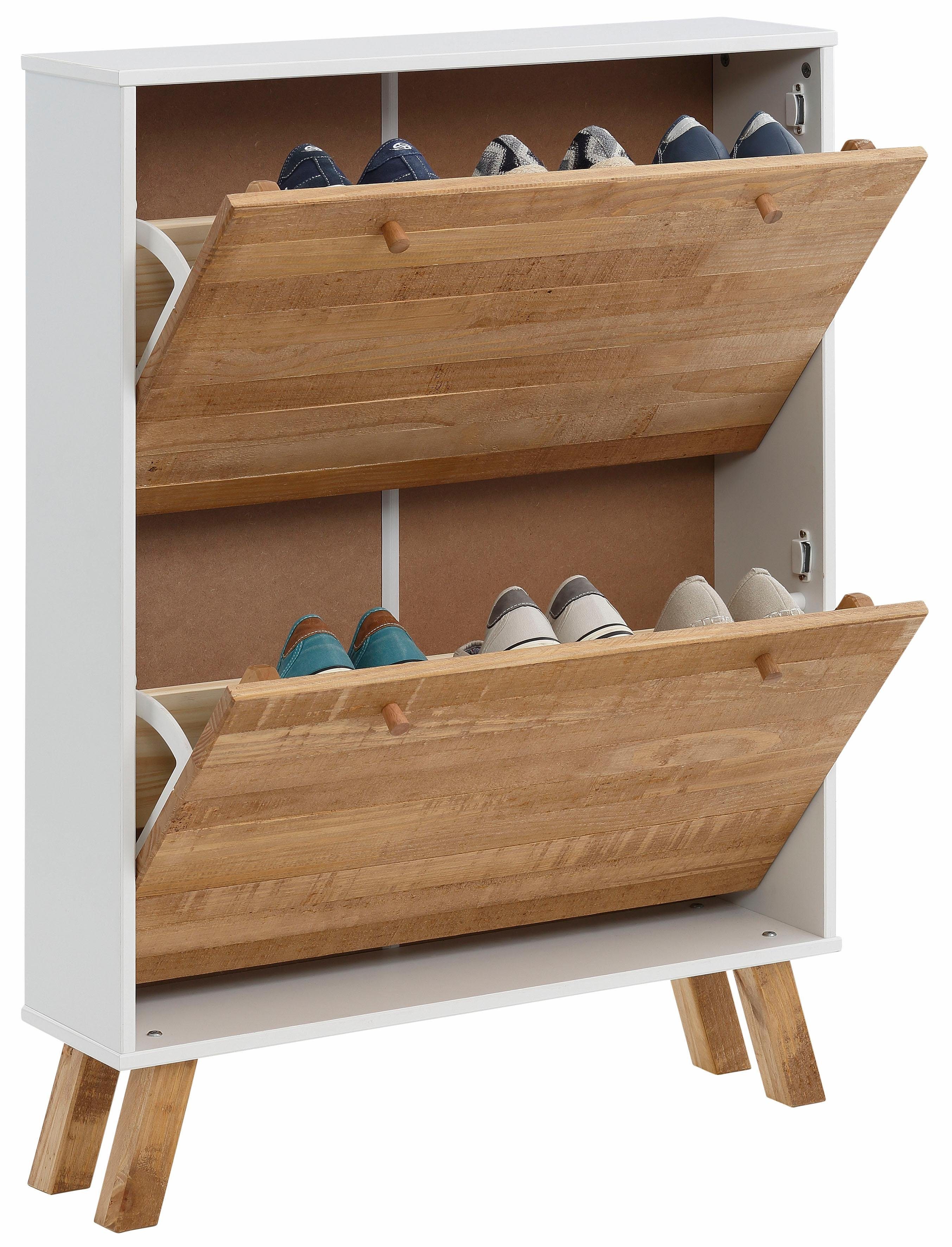 Home affaire Schoenenkast Rondo, met 2 kleppen, breedte 75 cm