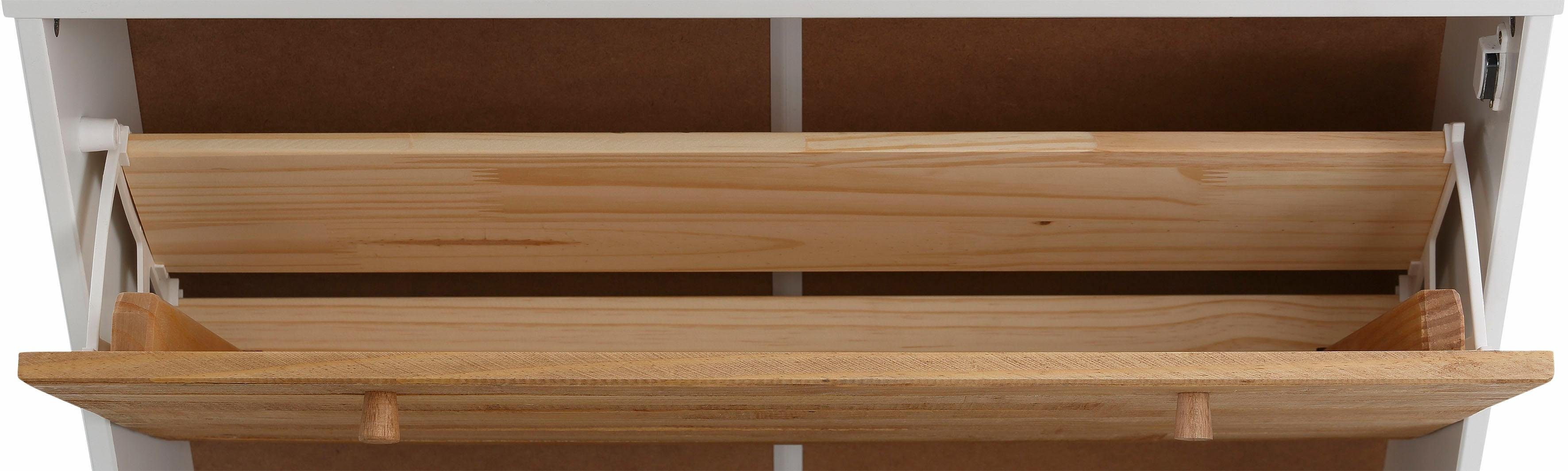 Home affaire Schoenenkast Rondo, met 2 kleppen, breedte 75 cm
