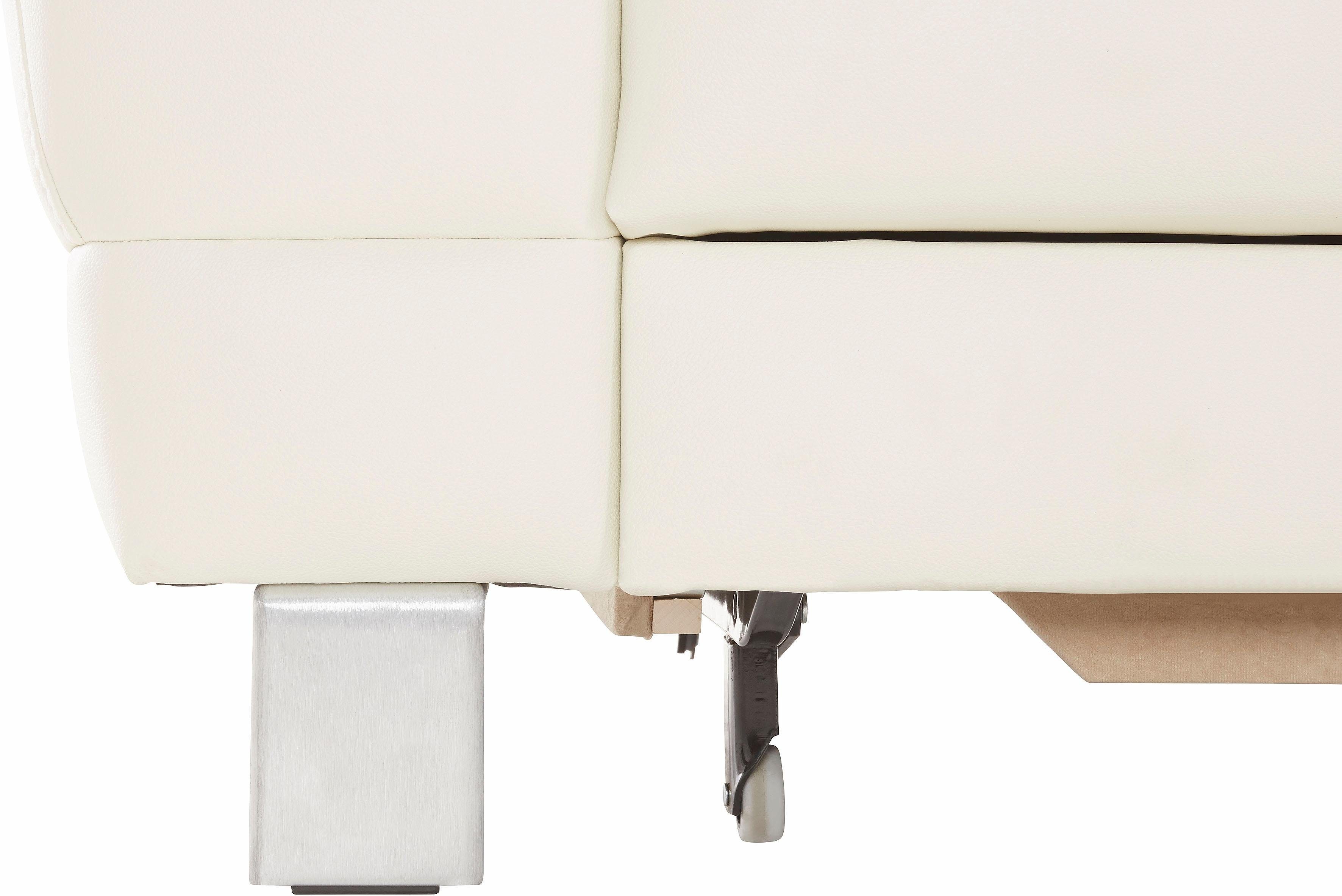 exxpo - sofa fashion Hoekbank Mantua 2, incl. hoofd- of rugverstelling, comfortabel, L-vorm optioneel met bedfunctie en bedlade, geweldige afwerkingsdetails