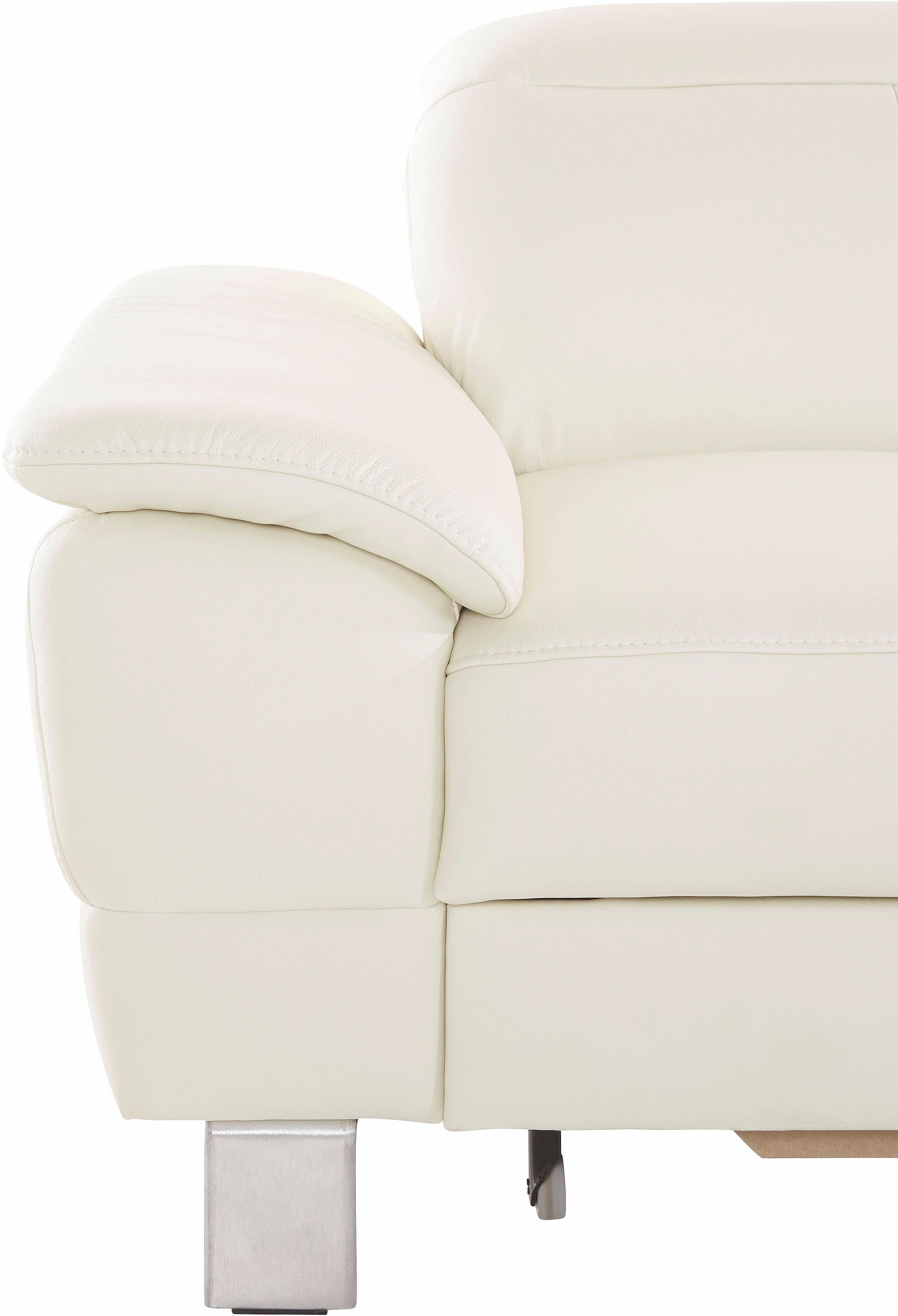 exxpo - sofa fashion Hoekbank Mantua 2, incl. hoofd- of rugverstelling, comfortabel, L-vorm optioneel met bedfunctie en bedlade, geweldige afwerkingsdetails