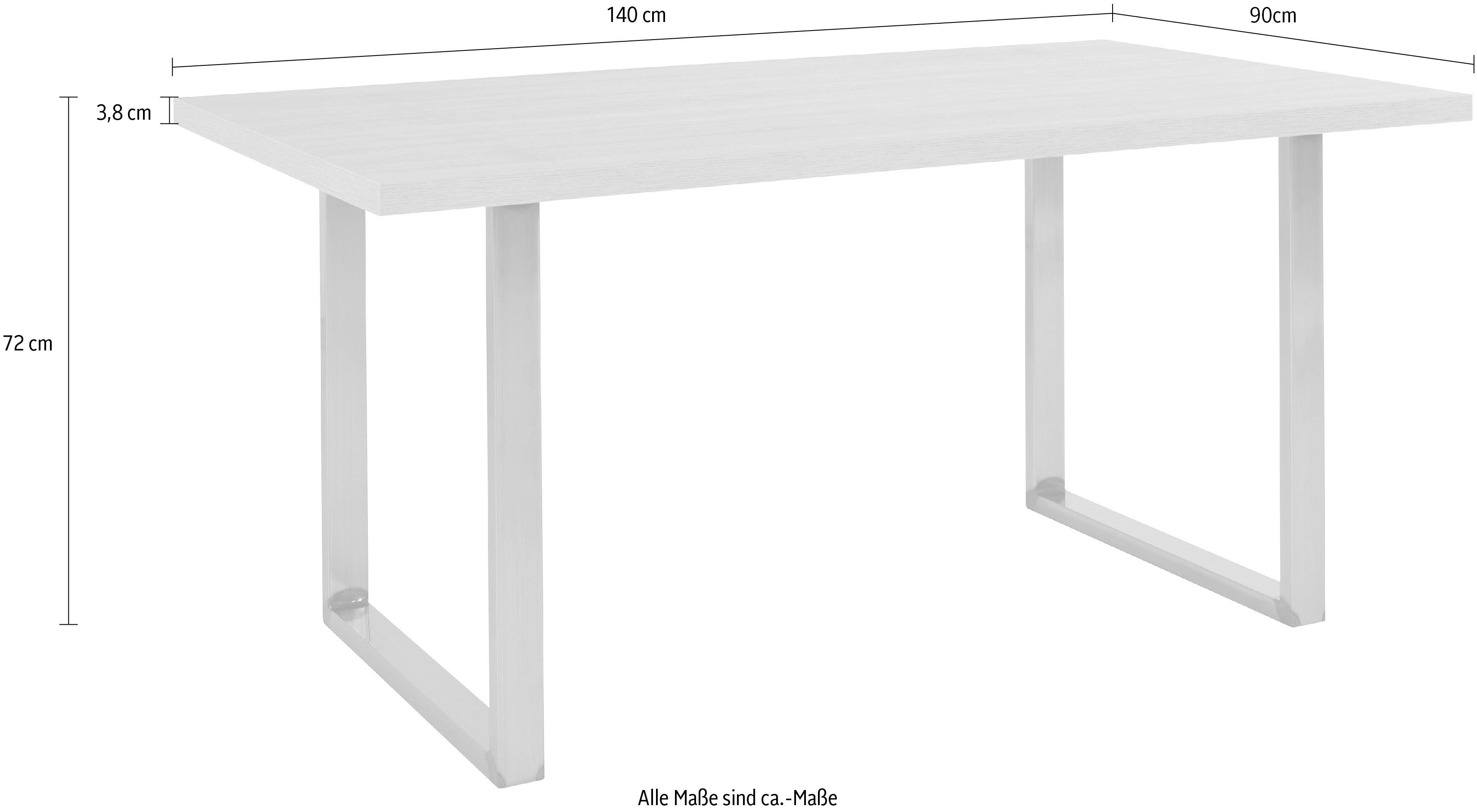 FORTE Eettafel Breedte 140 cm