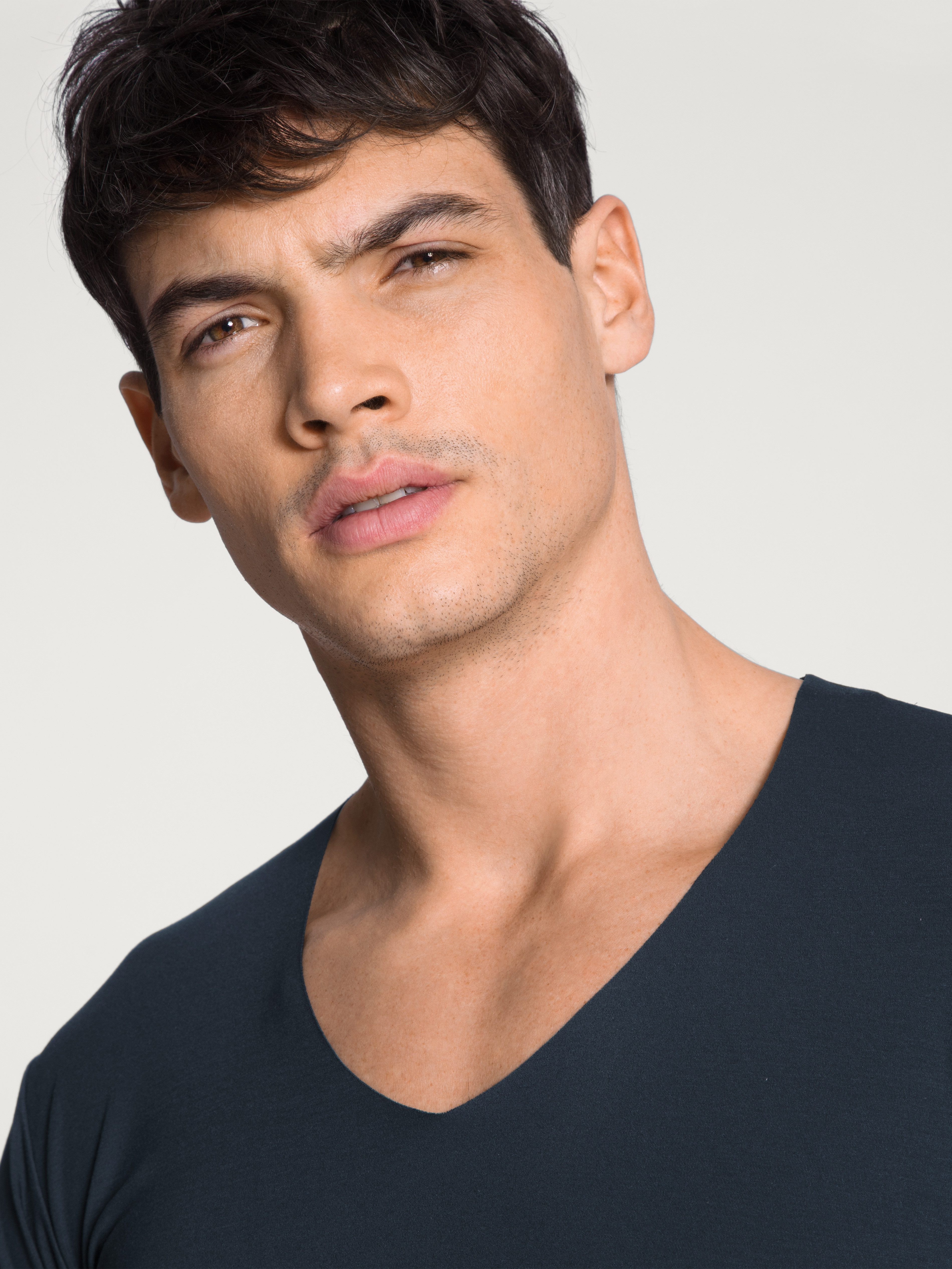 CALIDA Shirttop Clean line met extra platte zoom- en kraagafwerking