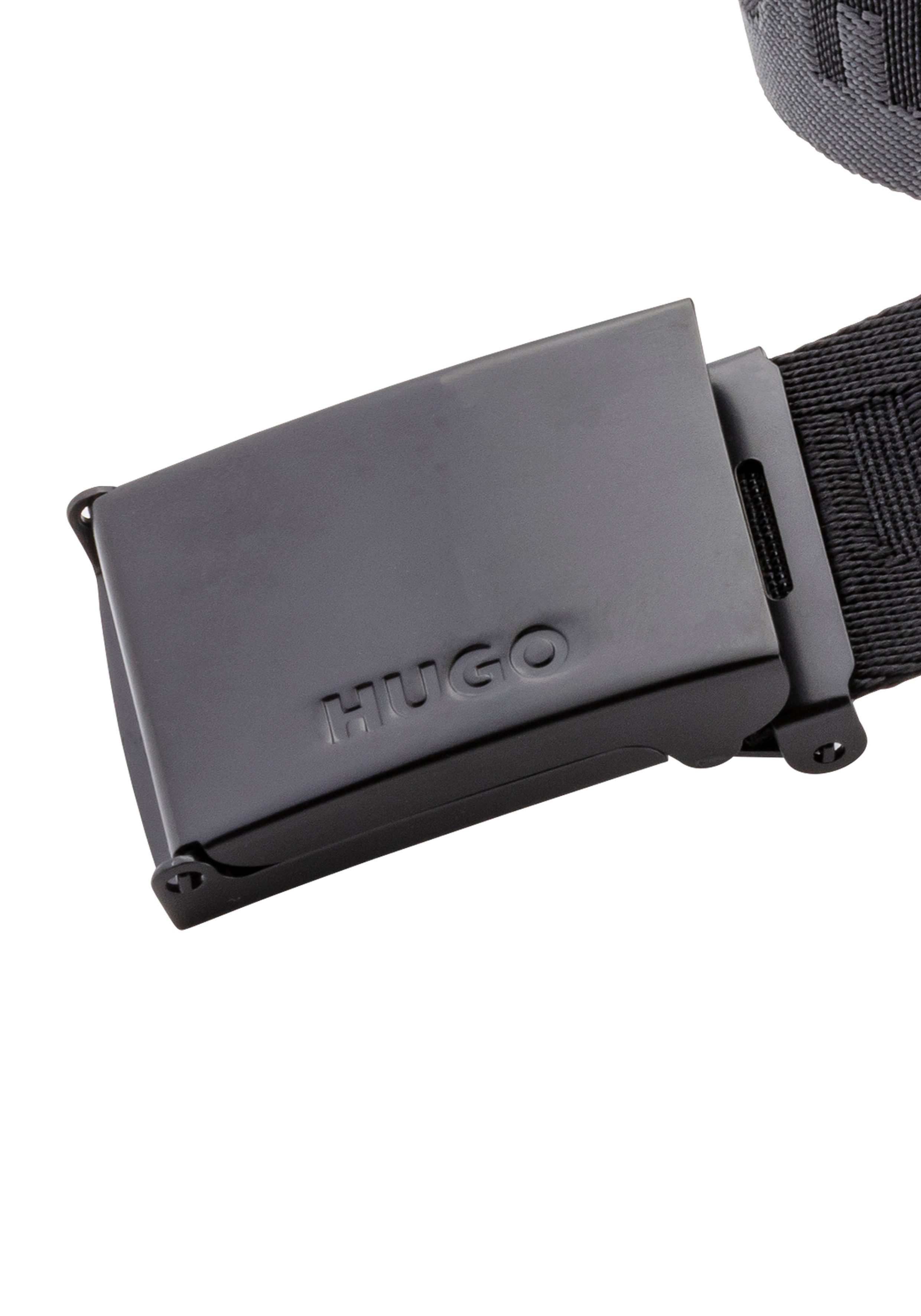 HUGO Stoffen riem Garratt-Tp-HUGO_Os35 met jacquard logo-tekst